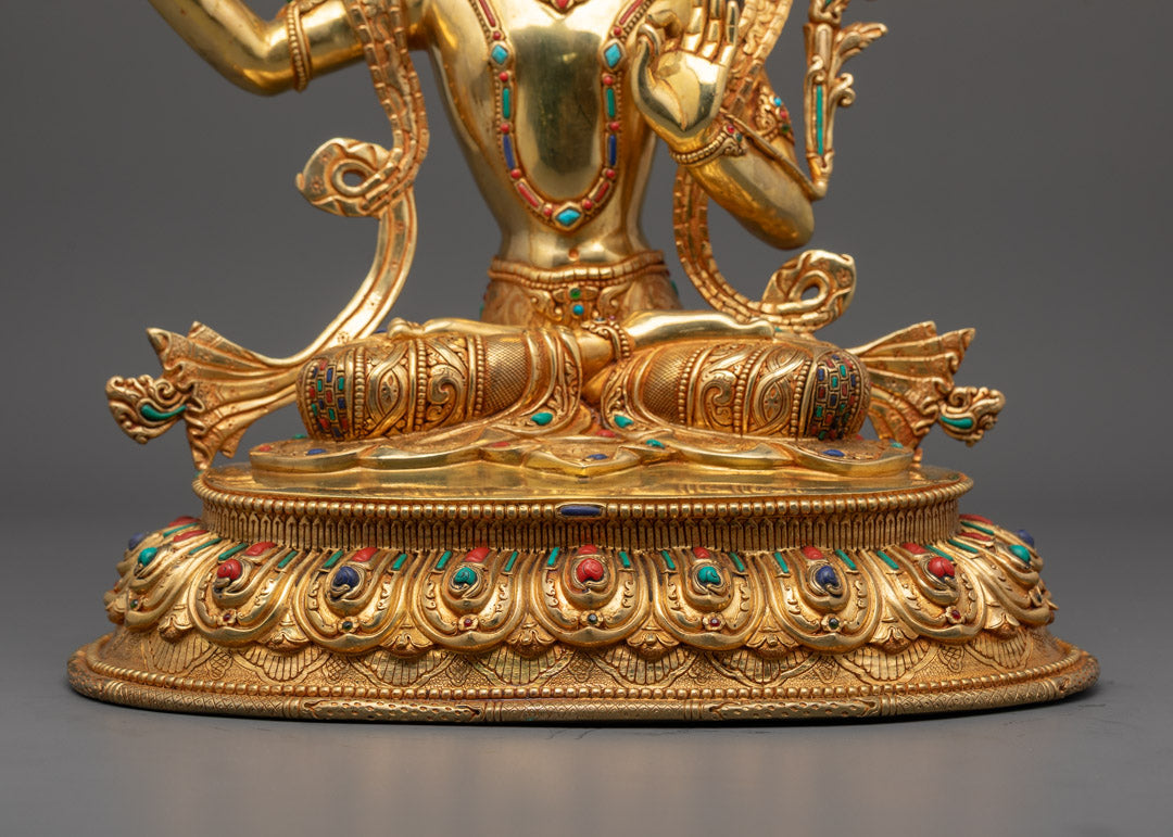 Manjushri Statue | Authentic Tibetan Handmade Statue