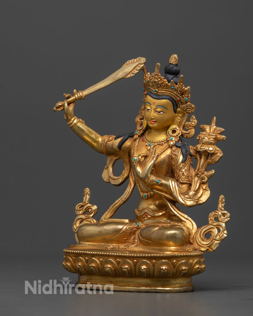 Manjushri Statue | Universal Source of Wisdom | Tibetan Art
