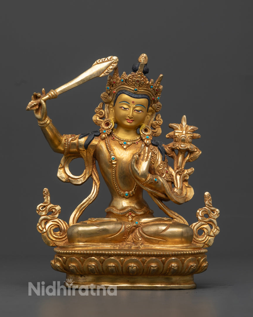 Manjushri Statue | Universal Source of Wisdom | Tibetan Art