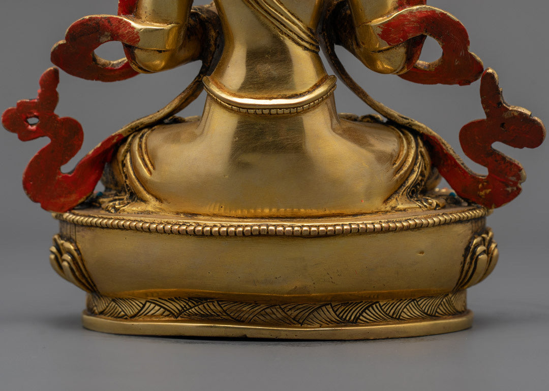 Manjushri Sculpture | Tibetan Buddhist Figurine