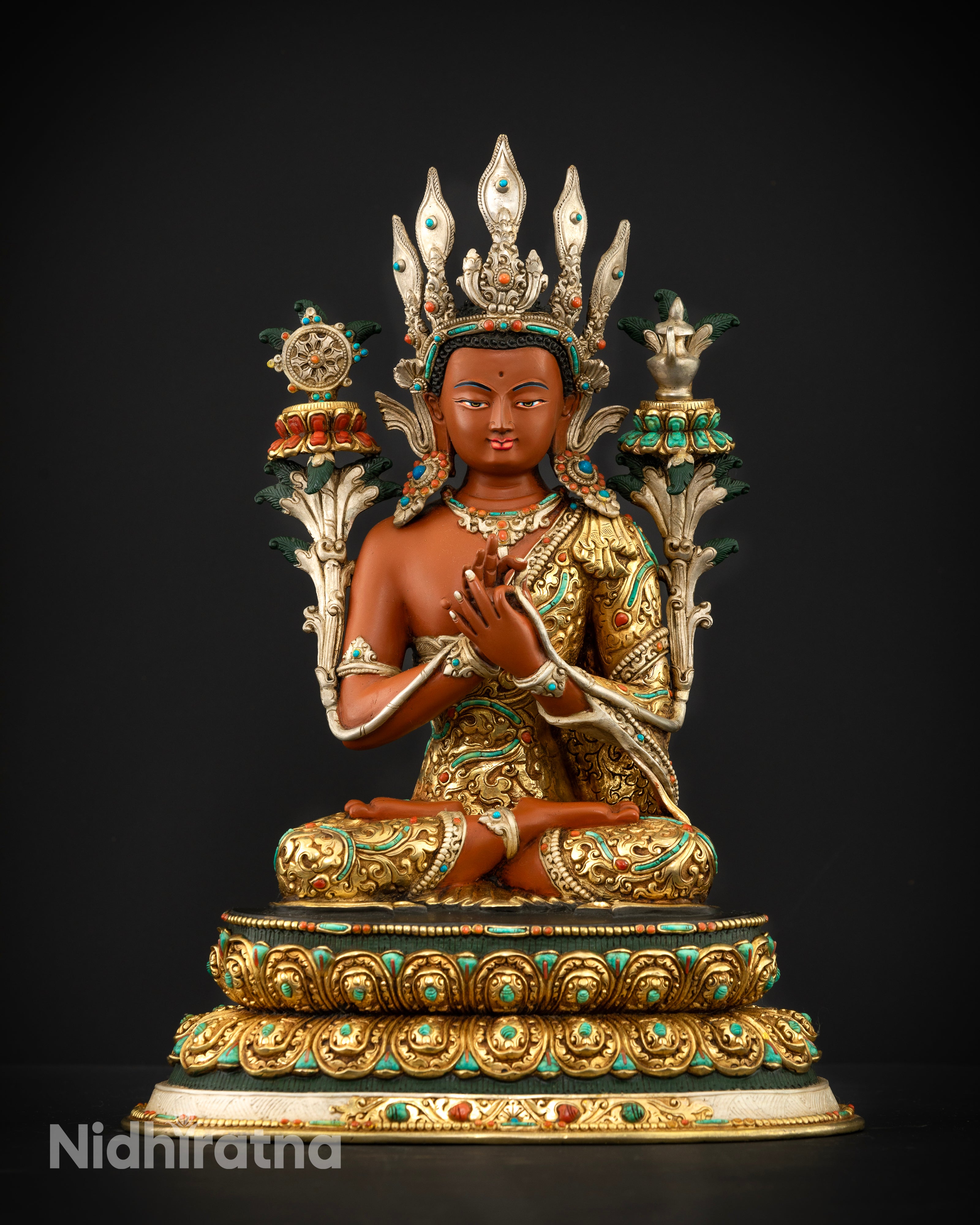 Maitreya Buddha: The Ruby Seated Lotus Protector