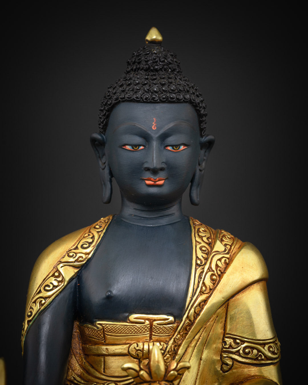Medicine Buddha Statue | Blue Color Hand-Carved Statue
