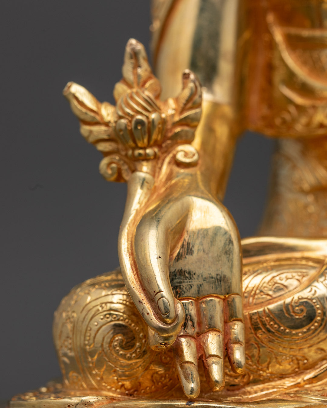 Medicine Buddha Statue | Handmade Copper Tibetan Deity