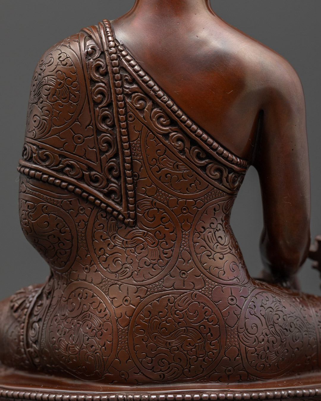 Oxidized Medicine Buddha Sculpture | Buddhist Meditation