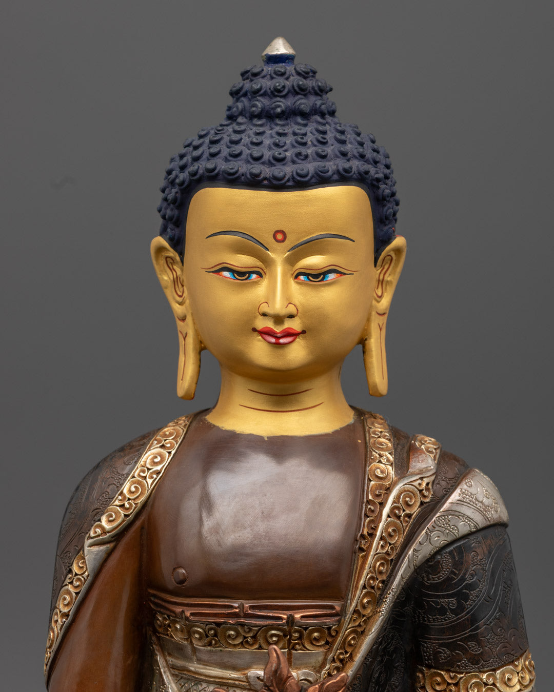 Medicine Buddha Statue | Handcrafted Tibetan Buddhist Sculpture