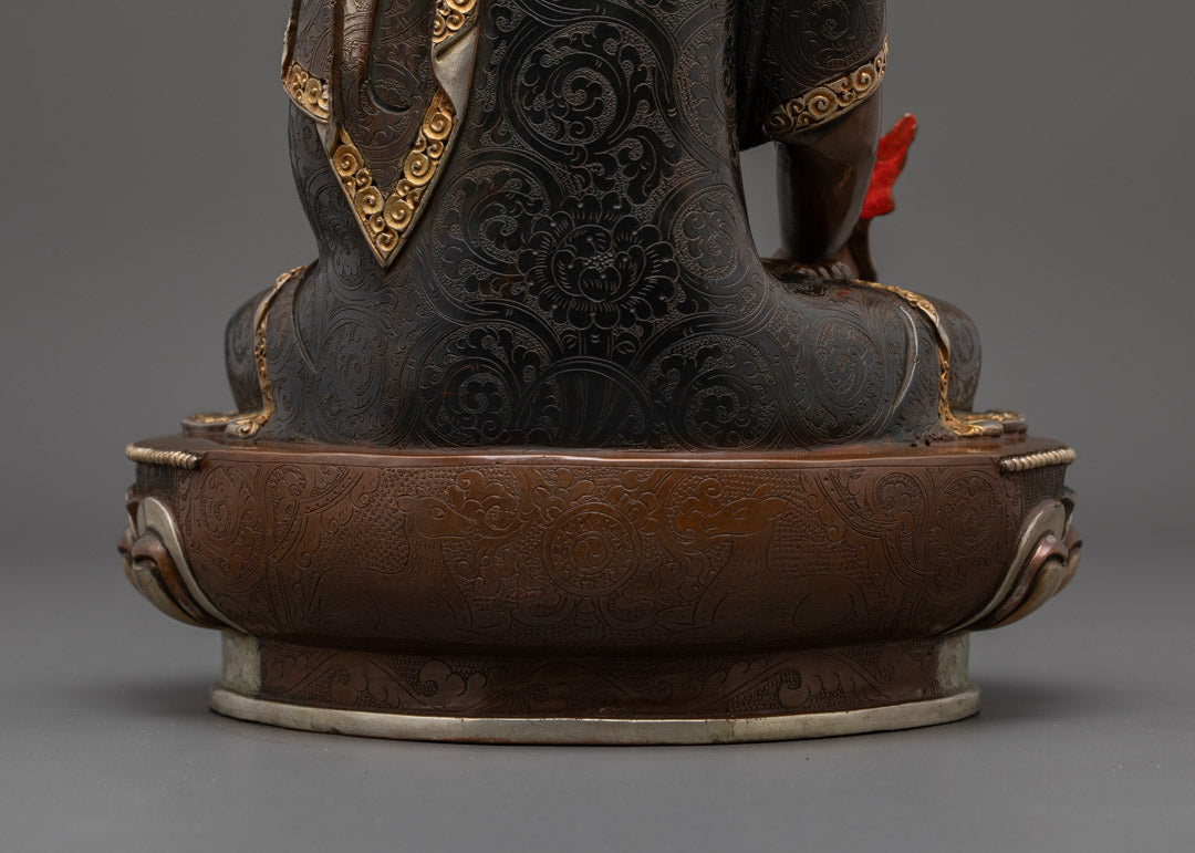 Medicine Buddha Statue | Handcrafted Tibetan Buddhist Sculpture