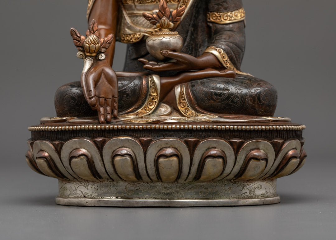 Medicine Buddha Statue | Handcrafted Tibetan Buddhist Sculpture
