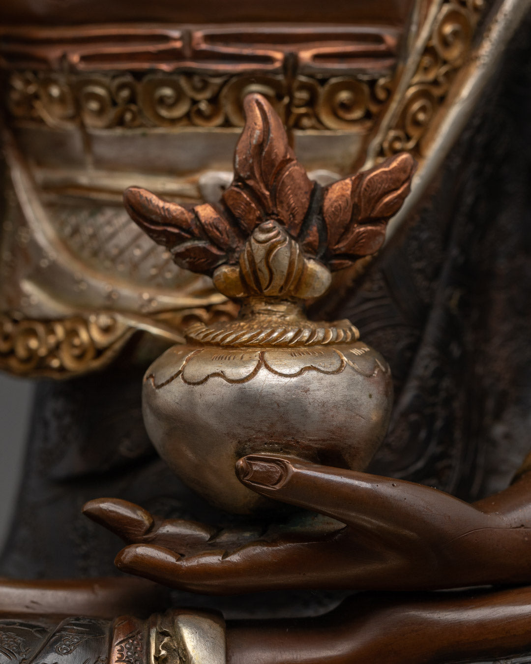 Medicine Buddha Statue | Handcrafted Tibetan Buddhist Sculpture