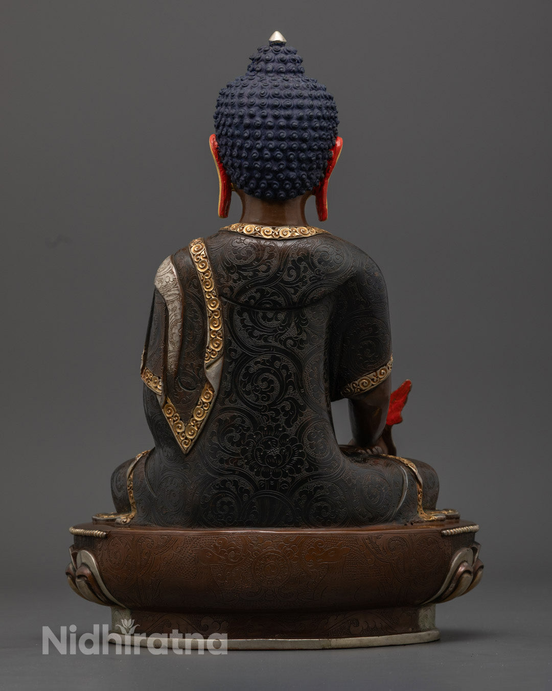 Medicine Buddha Statue | Handcrafted Tibetan Buddhist Sculpture