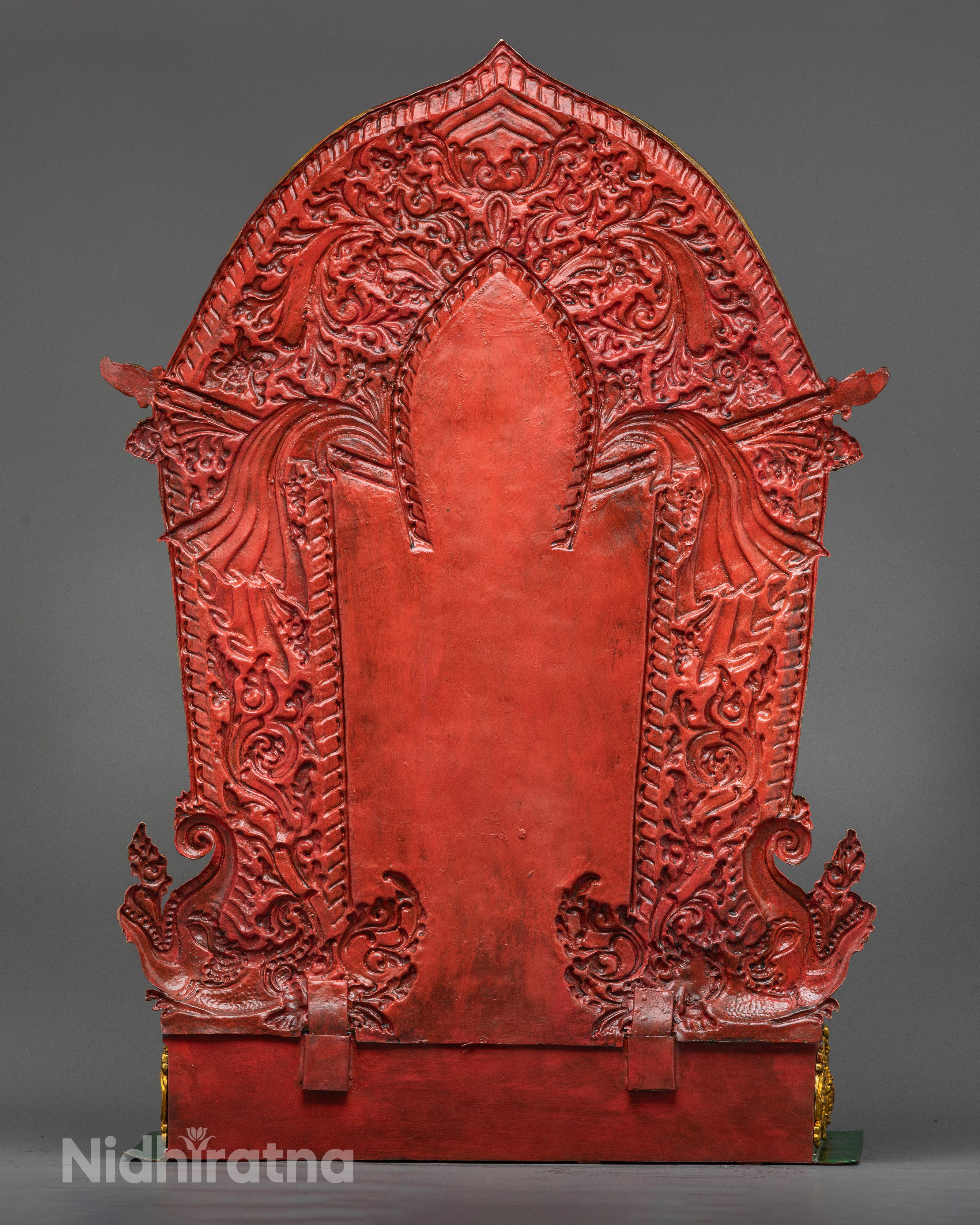 Regal Mitrugpa on Throne Statue | A Majestic Representation of Compassion