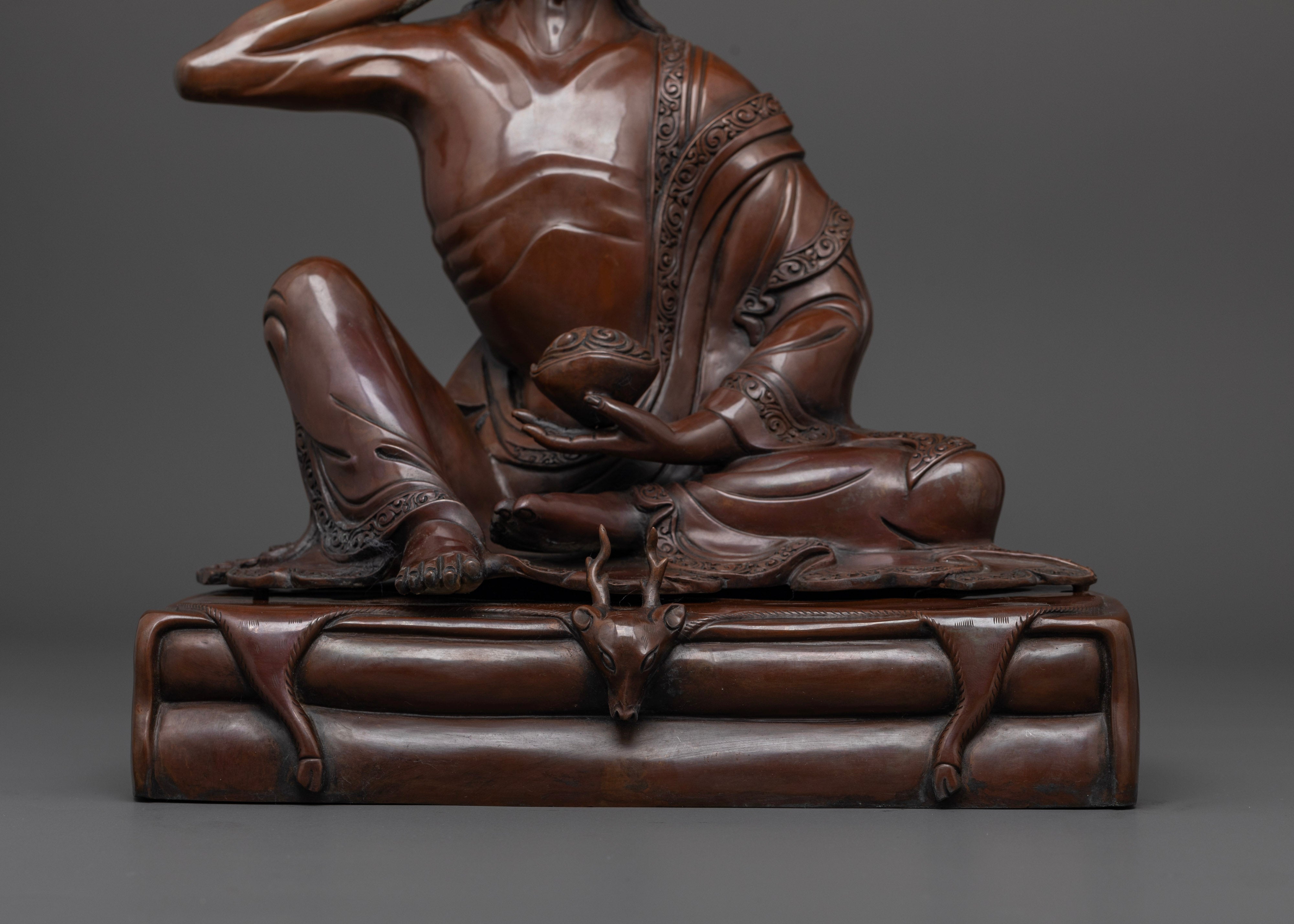 Milarepa Statue: Ideal for Yoga