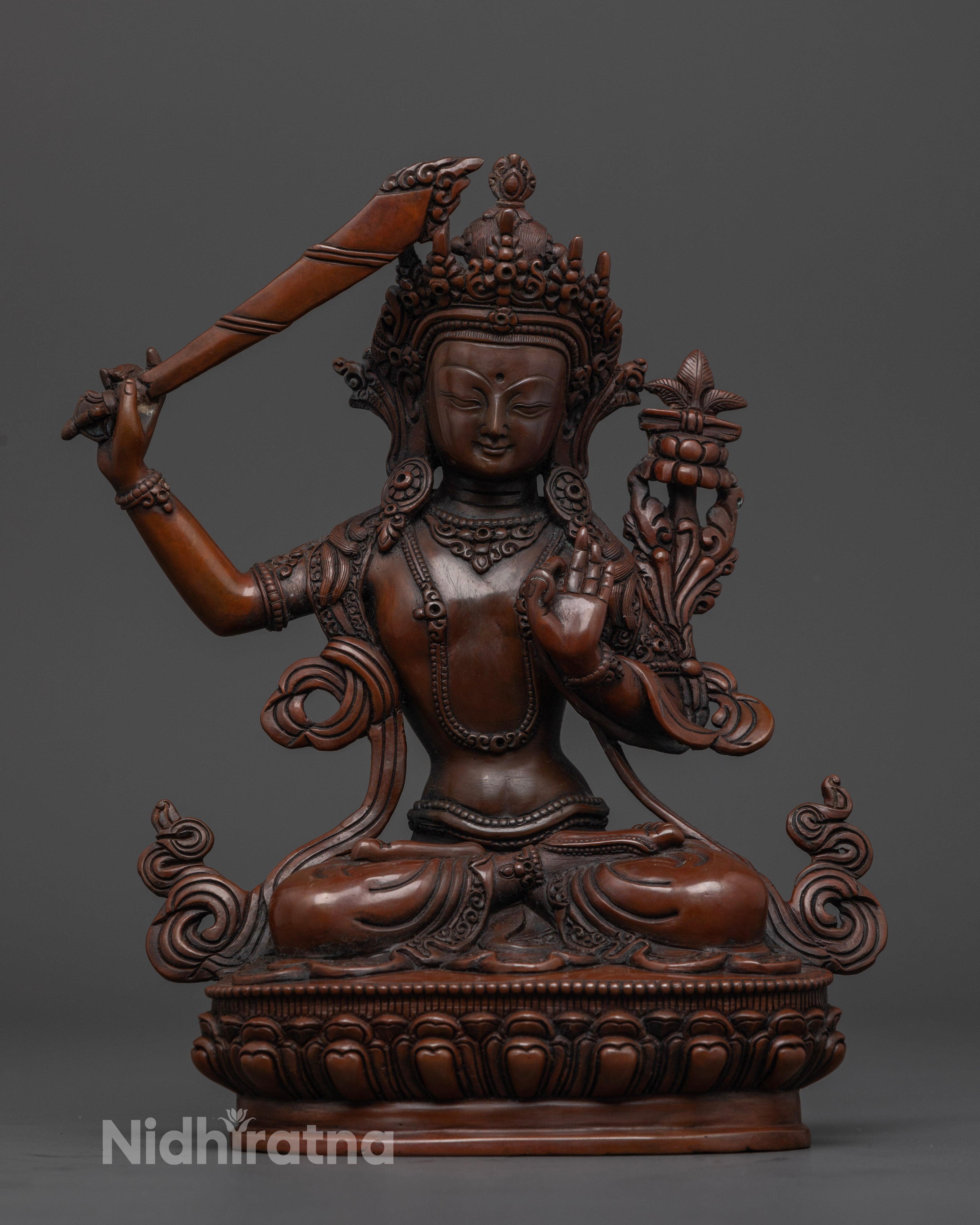 Manjushri Statue: Symbol of Wisdom