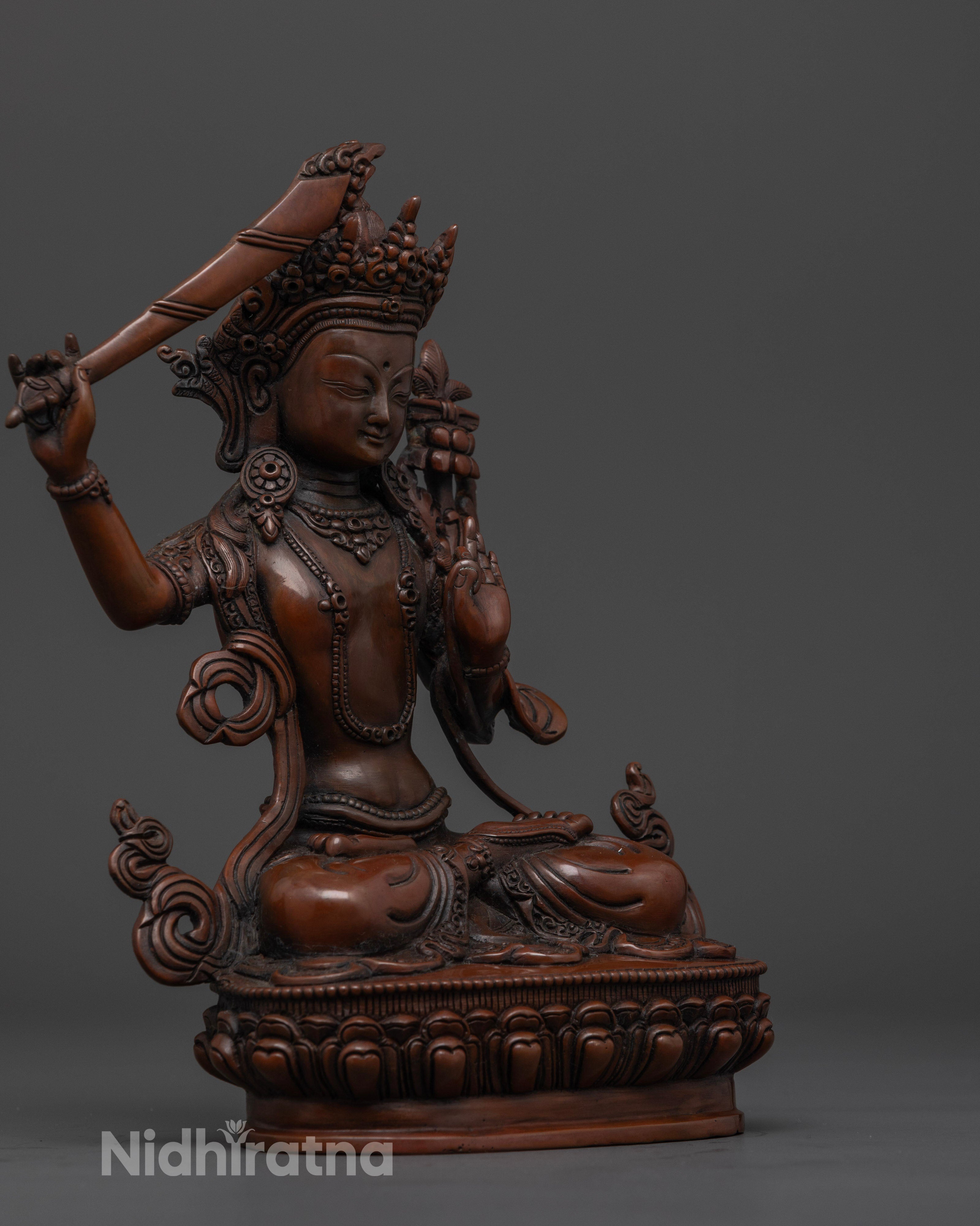 Manjushri Statue: Symbol of Wisdom