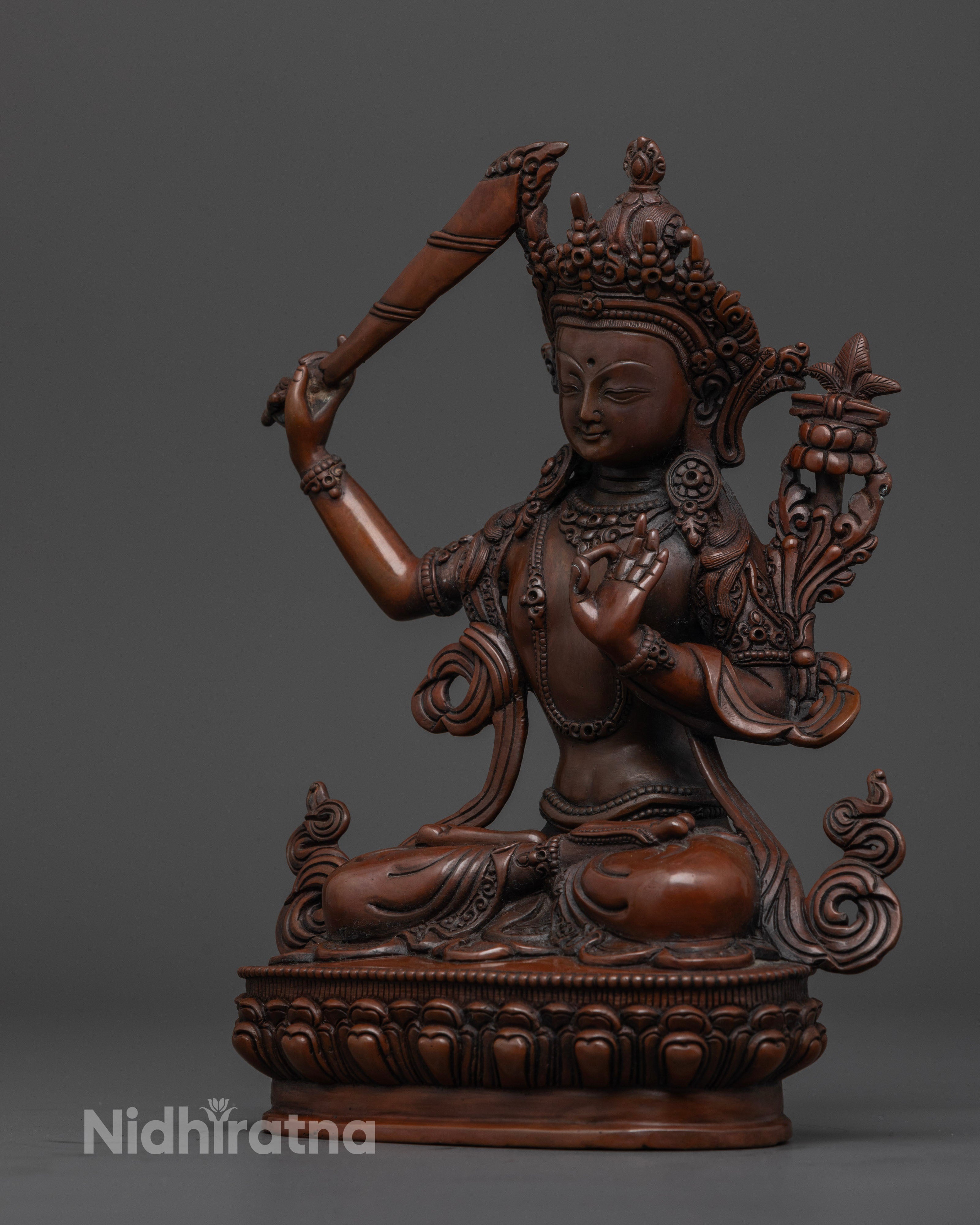 Manjushri Statue: Symbol of Wisdom