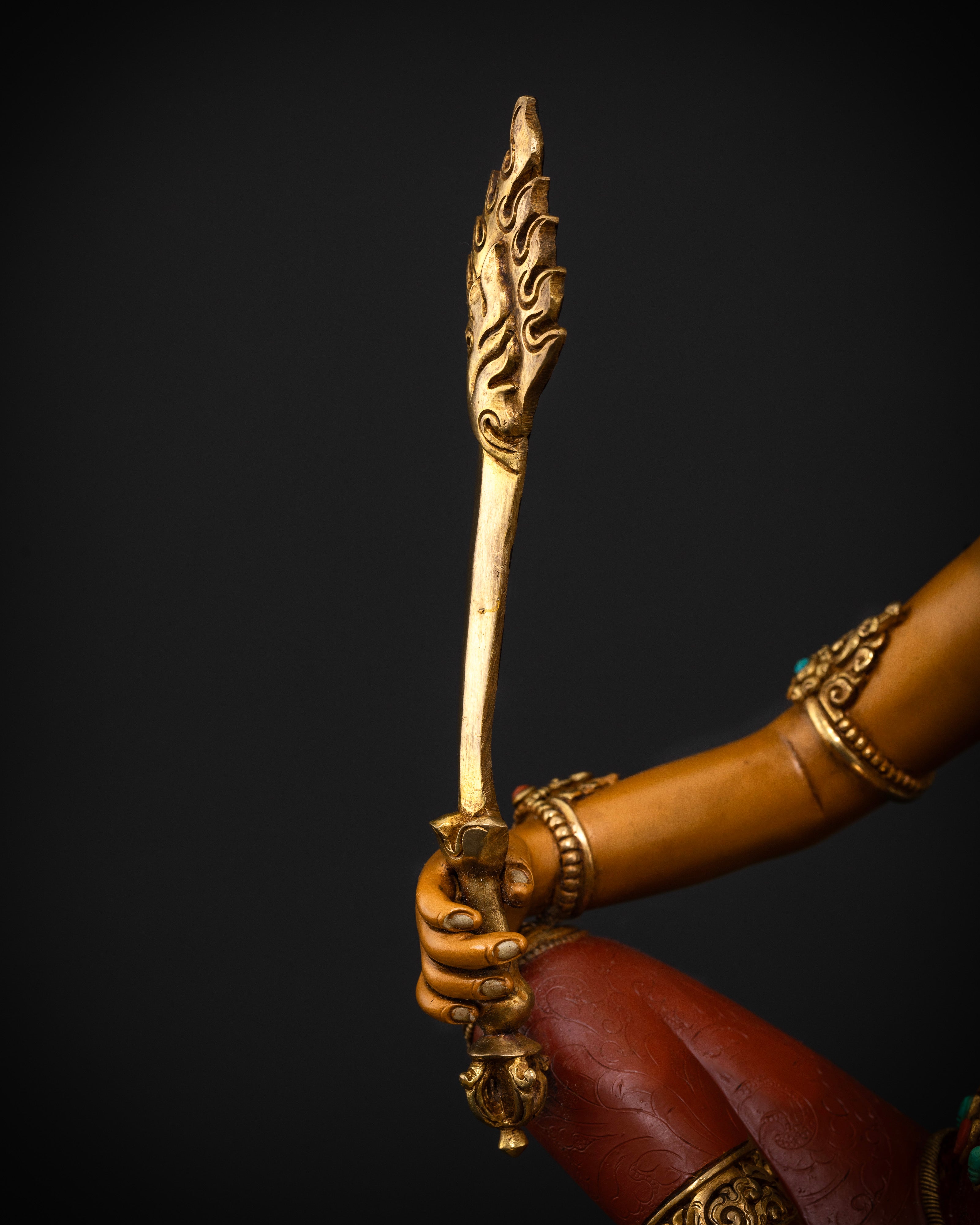 Vivid Enlightenment: Manjushri in a Unique, Colorful Avatar