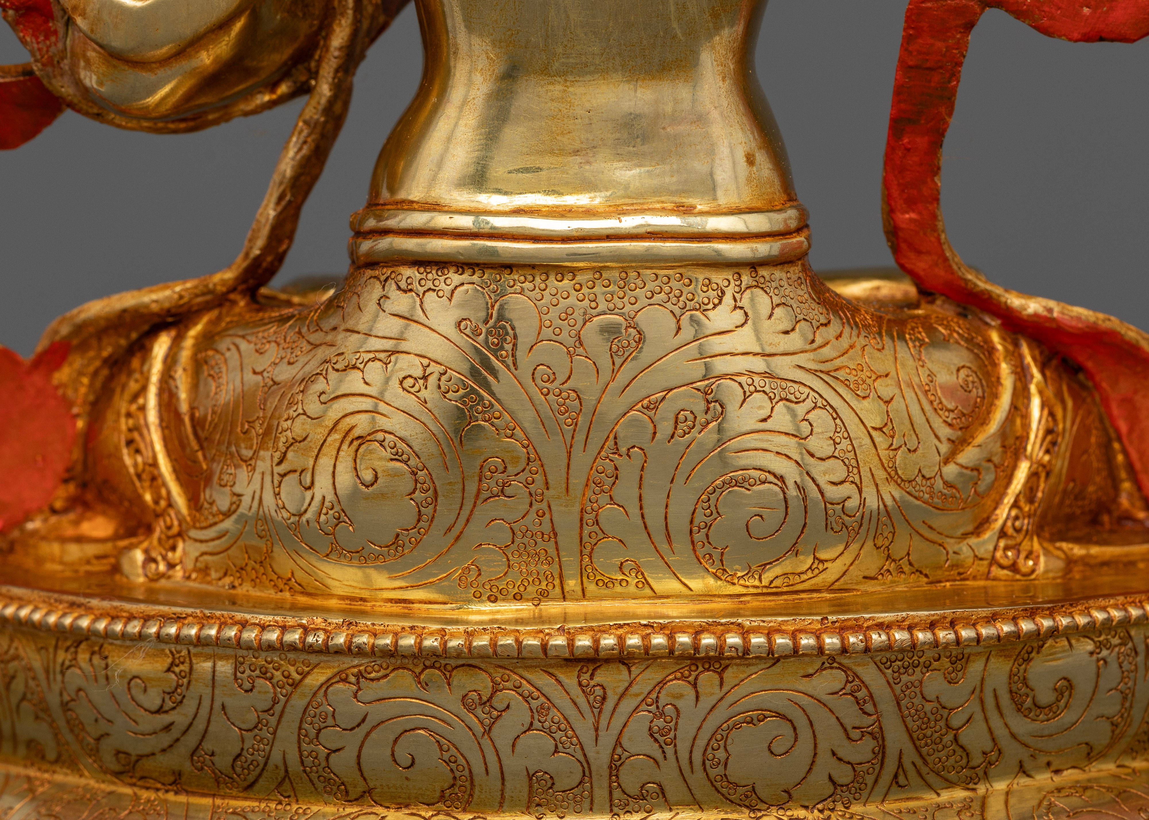 Gold Gilded Manjushri Statue: The Radiant Embodiment of Wisdom and Enlightenment