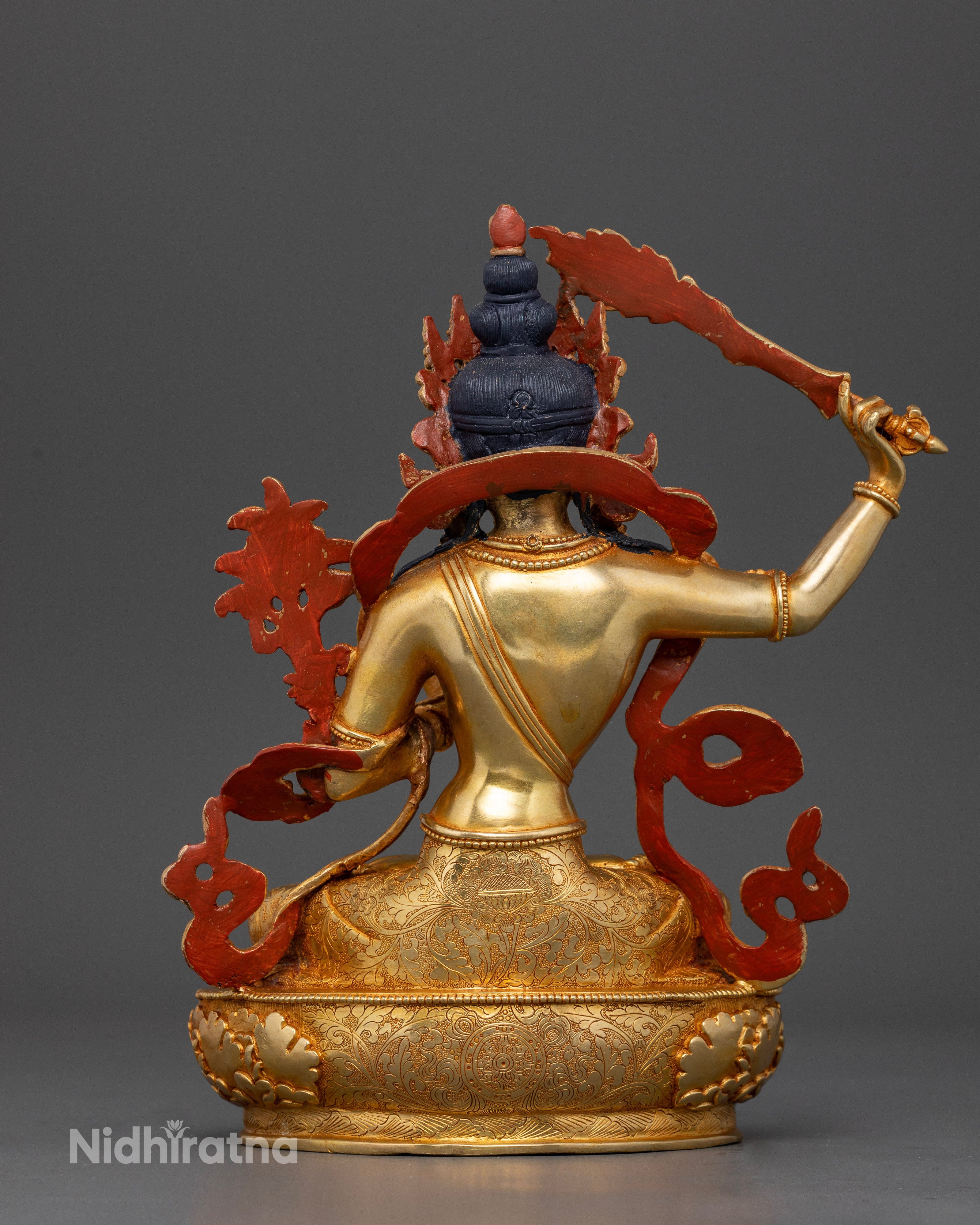 Manjushri Bodhisattva Statue: Embodiment of Divine Wisdom