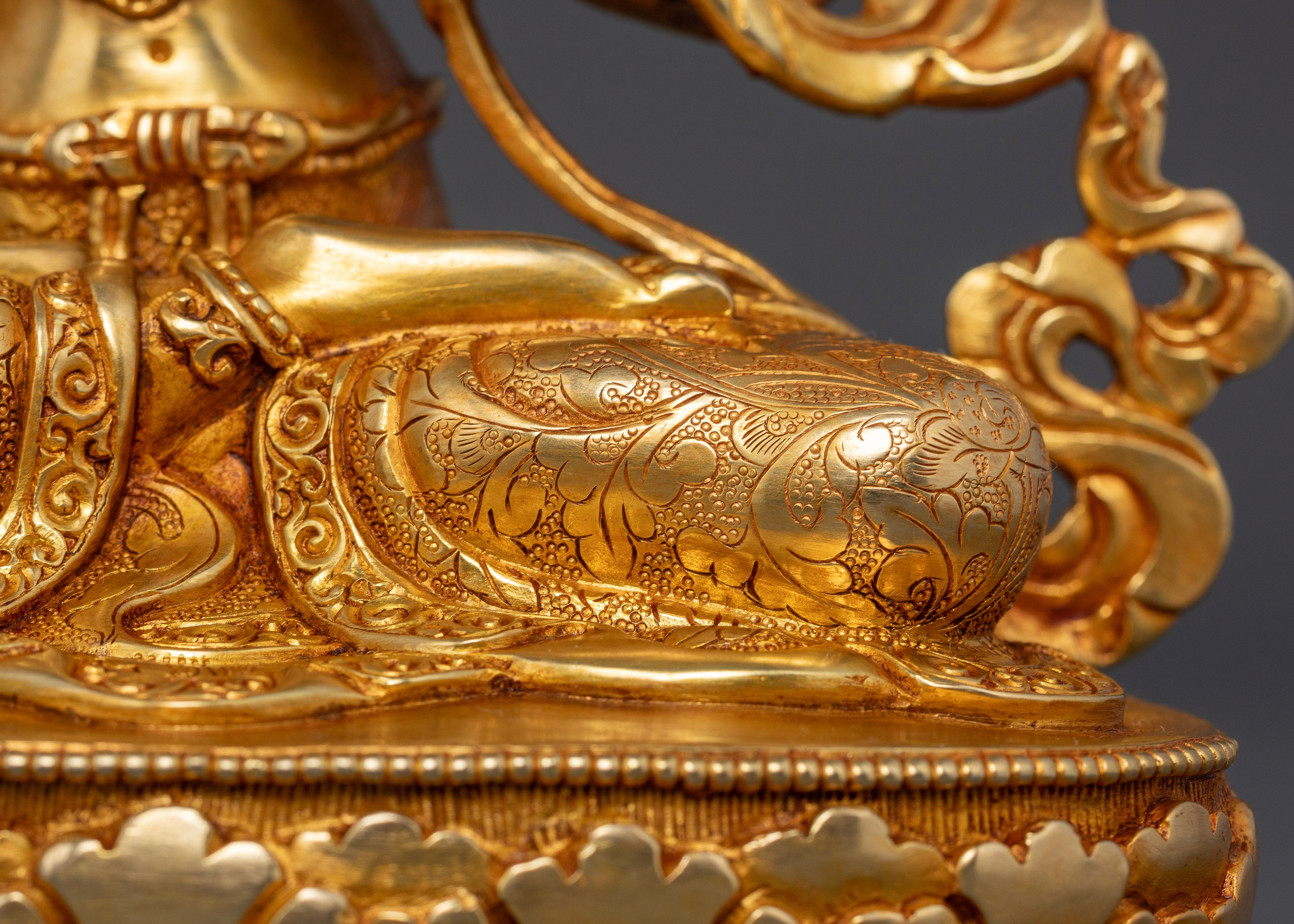 Manjushri Bodhisattva Statue: Embodiment of Divine Wisdom