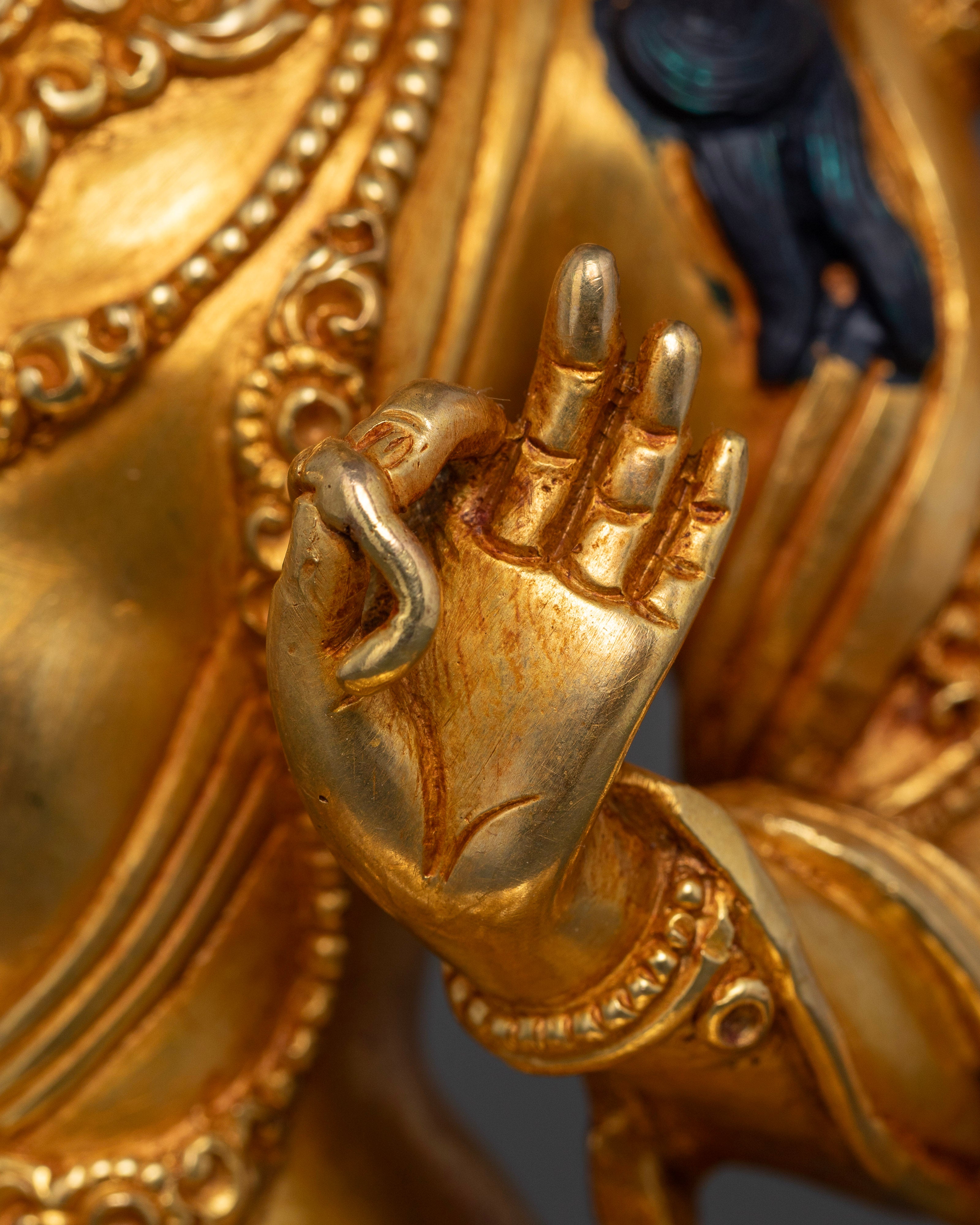 Manjushri Bodhisattva Statue: Embodiment of Divine Wisdom