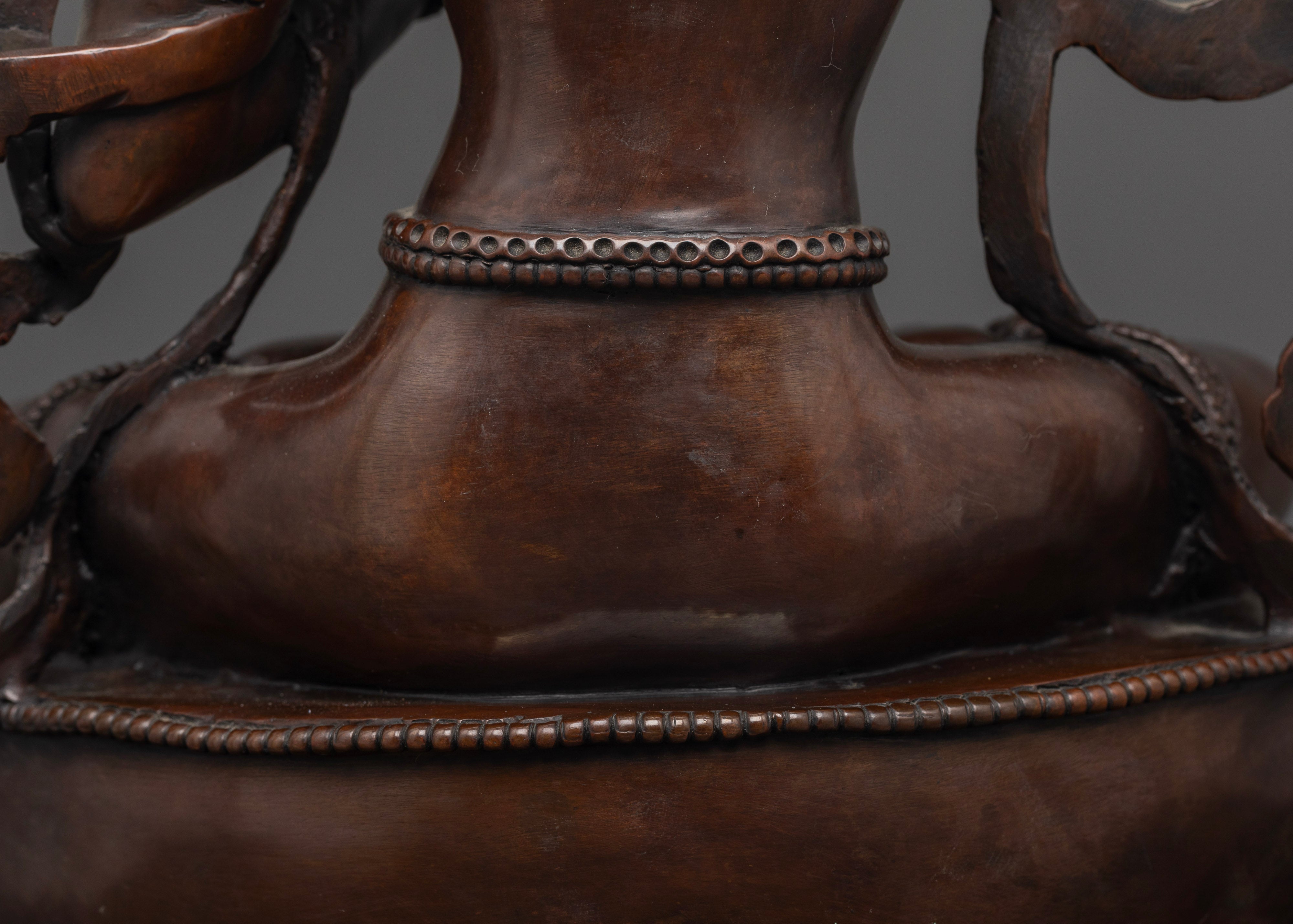 The Majestic Oxidized Manjusri Bodhisattva: A Symbol of Enduring Wisdom