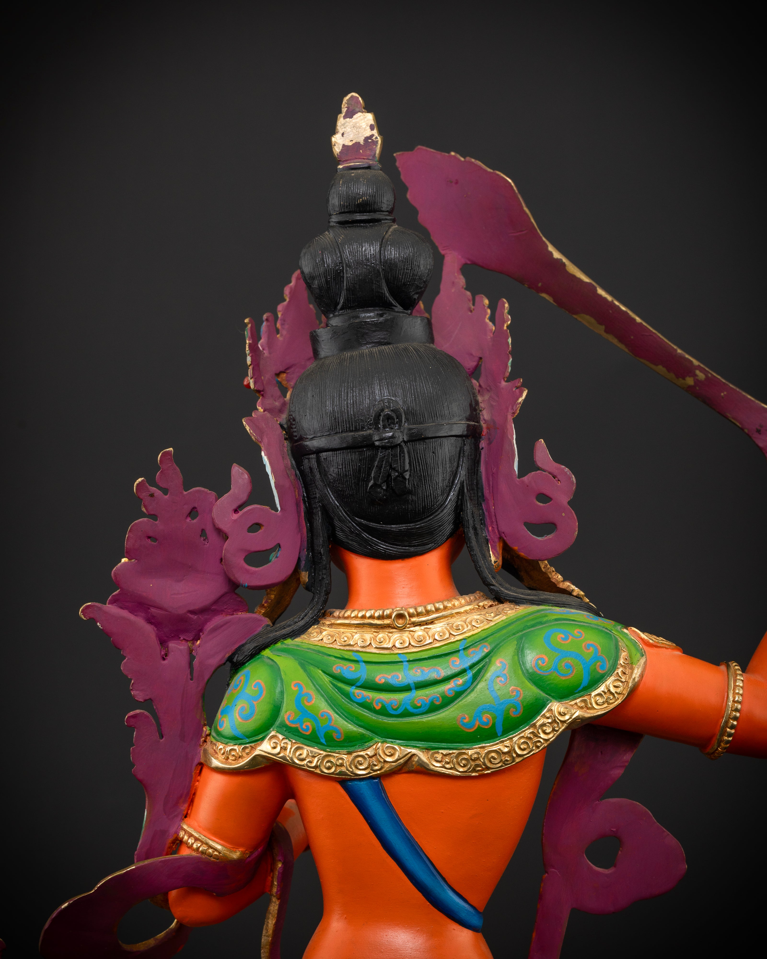 The Red Manjushri: A Statue of Fierce Wisdom and Enlightenment