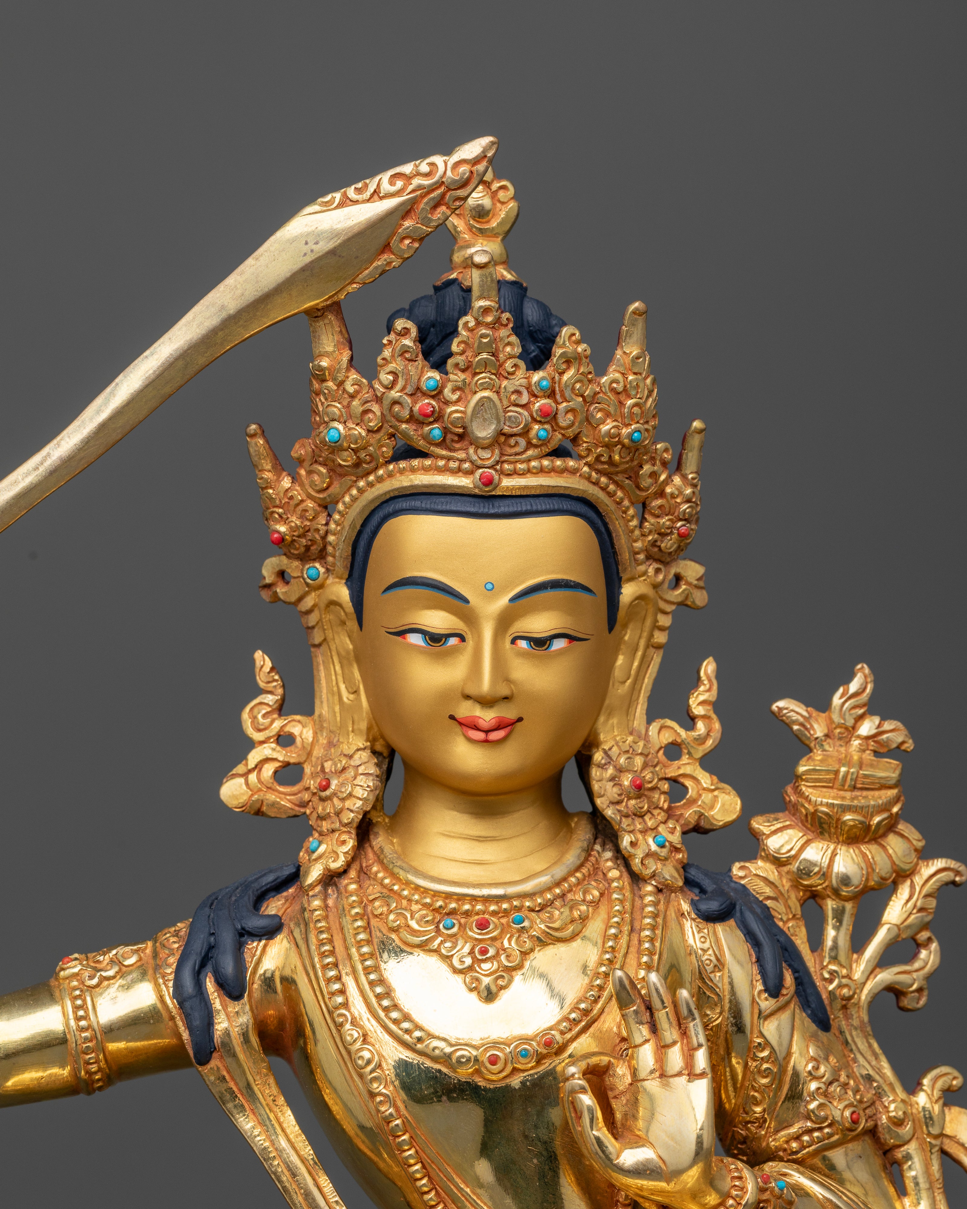 Manjushree Bodhisattva Embodying the Path to Enlightenment