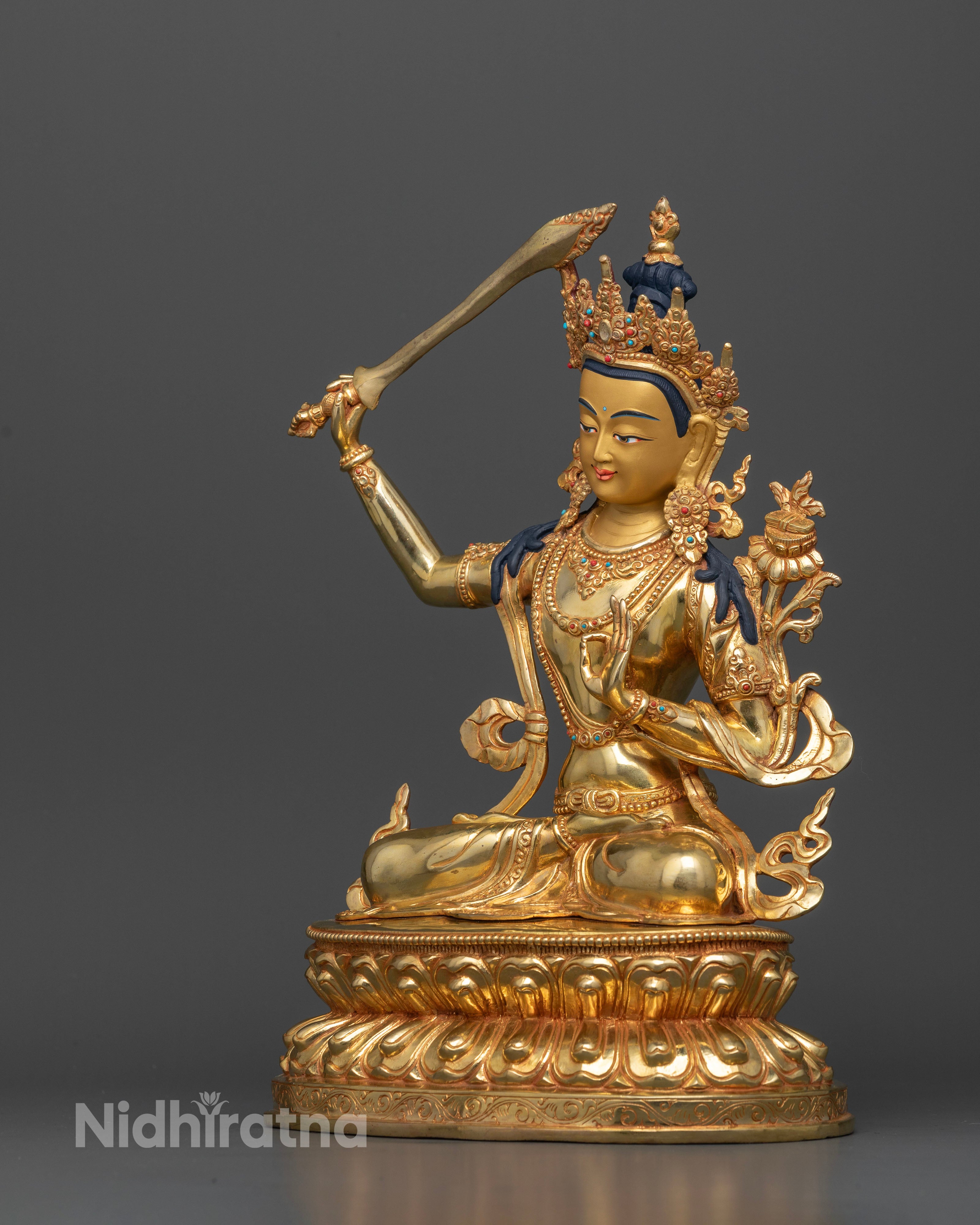 Manjushree Bodhisattva Embodying the Path to Enlightenment