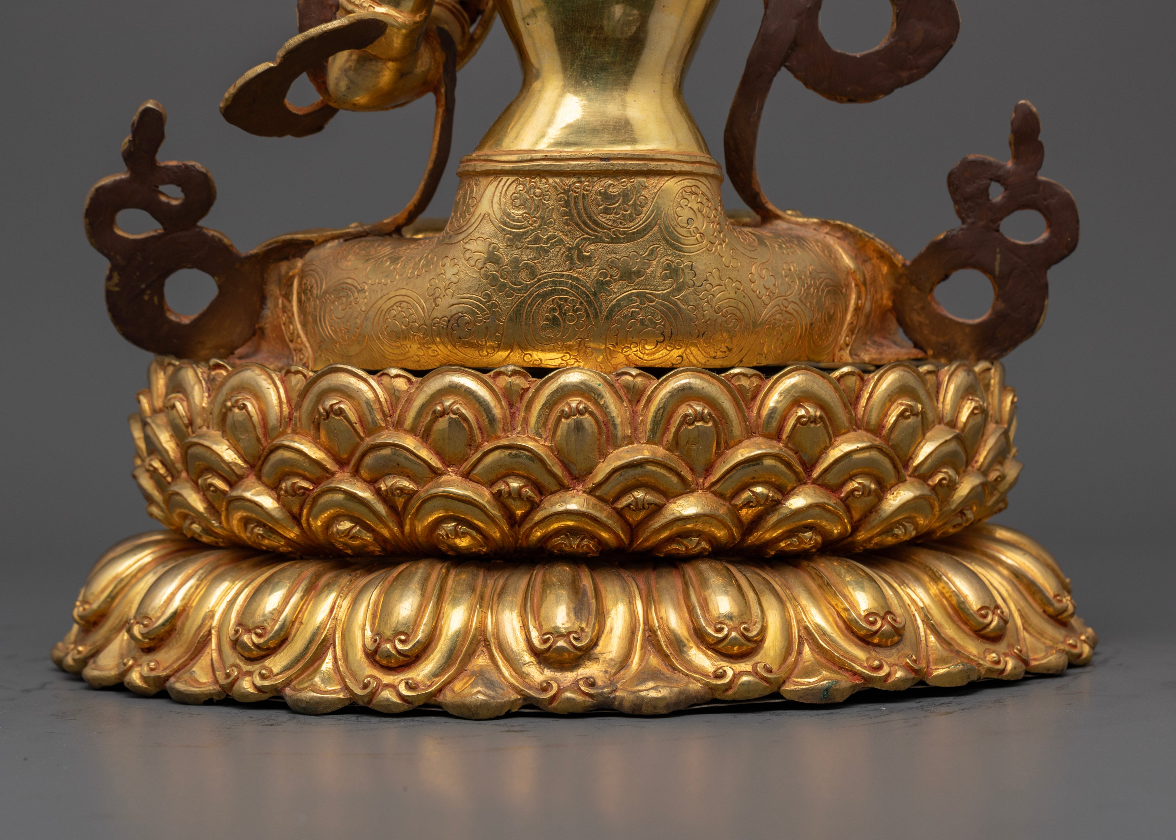 Manjushri Sculpture: The Bodhisattva of Wisdom and Insight