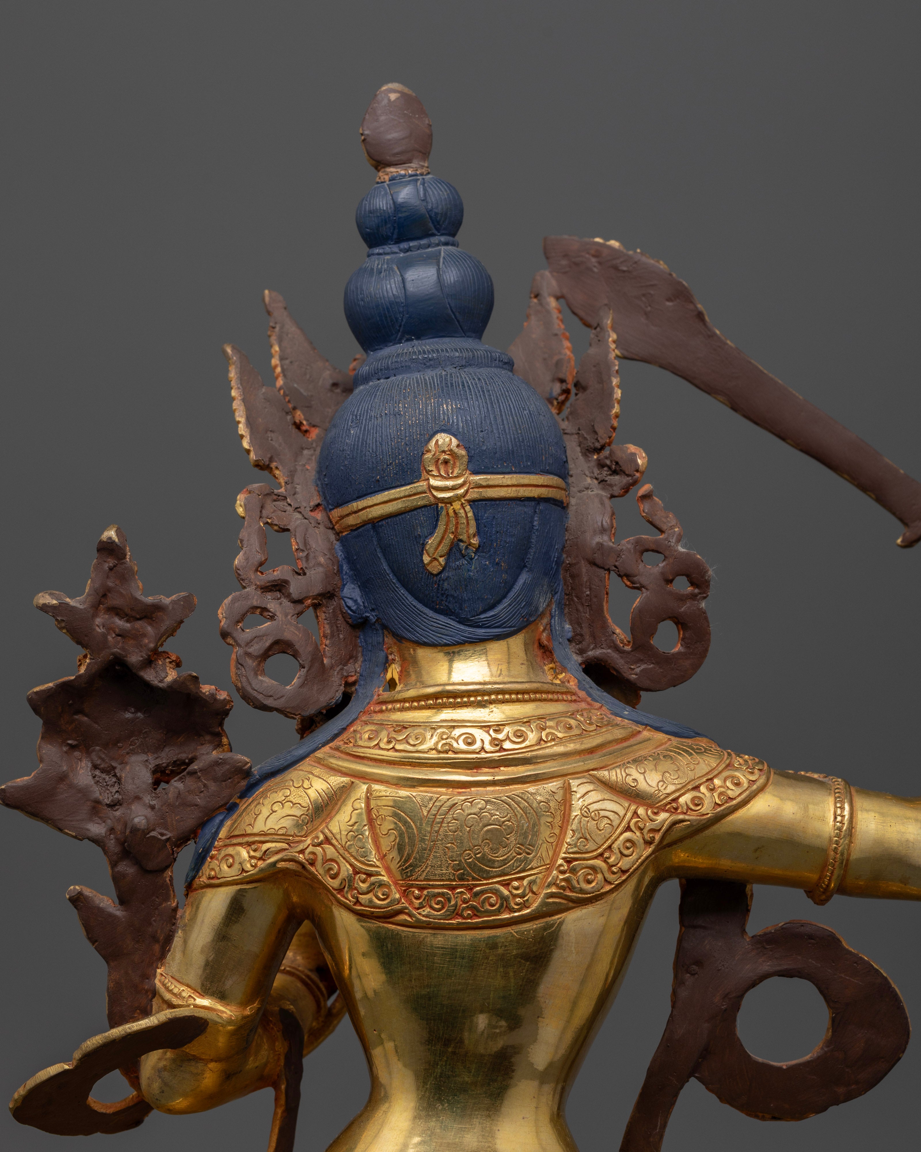 Manjushri Sculpture: The Bodhisattva of Wisdom and Insight