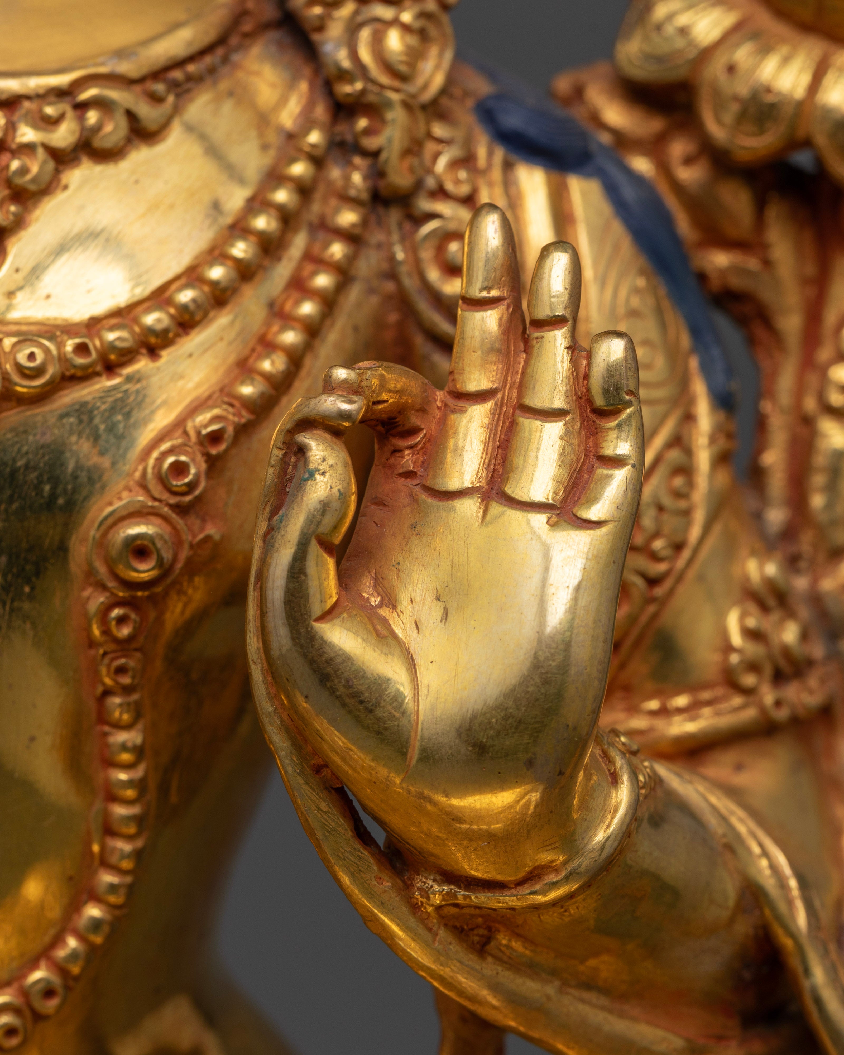 Manjushri Sculpture: The Bodhisattva of Wisdom and Insight