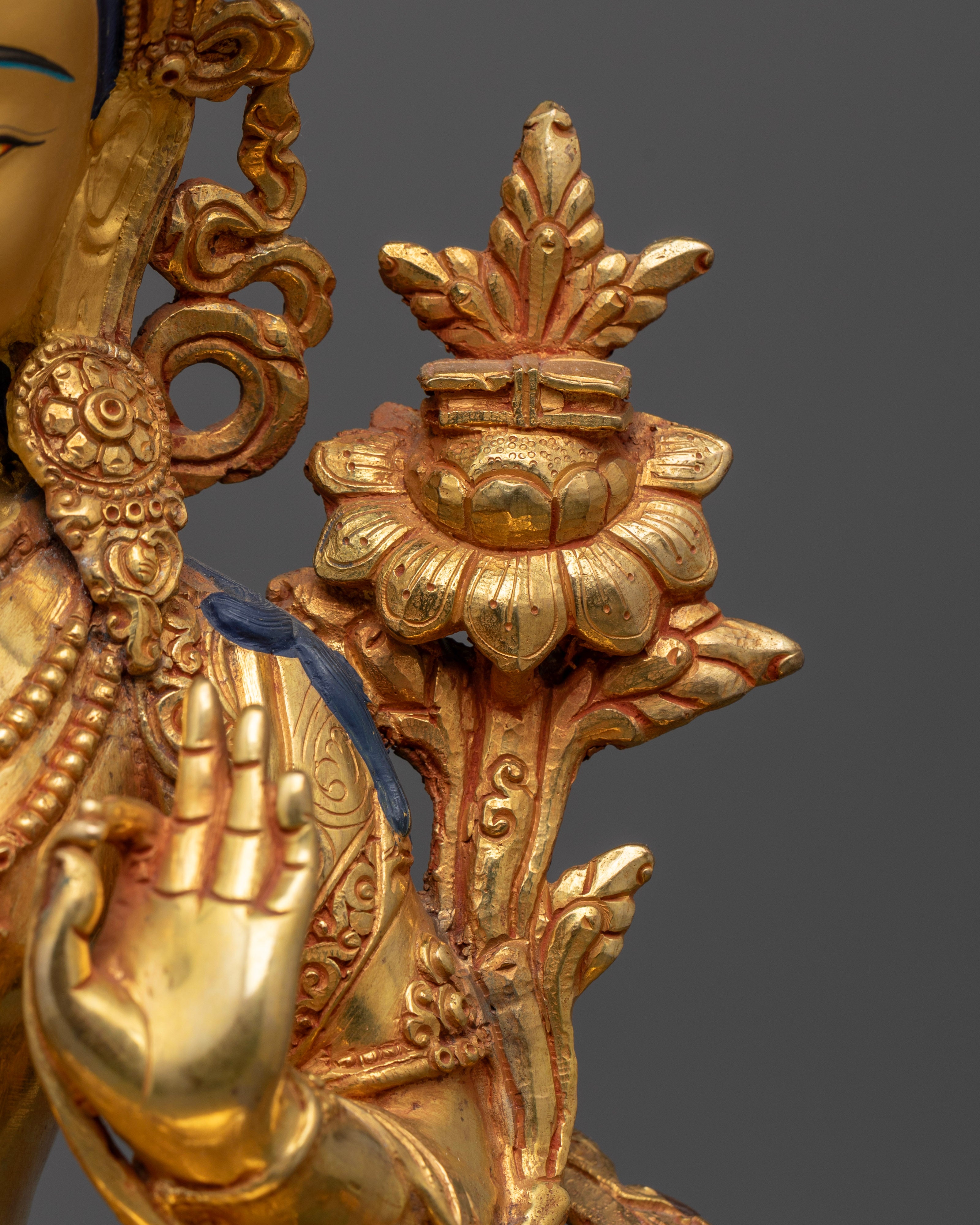 Manjushri Sculpture: The Bodhisattva of Wisdom and Insight