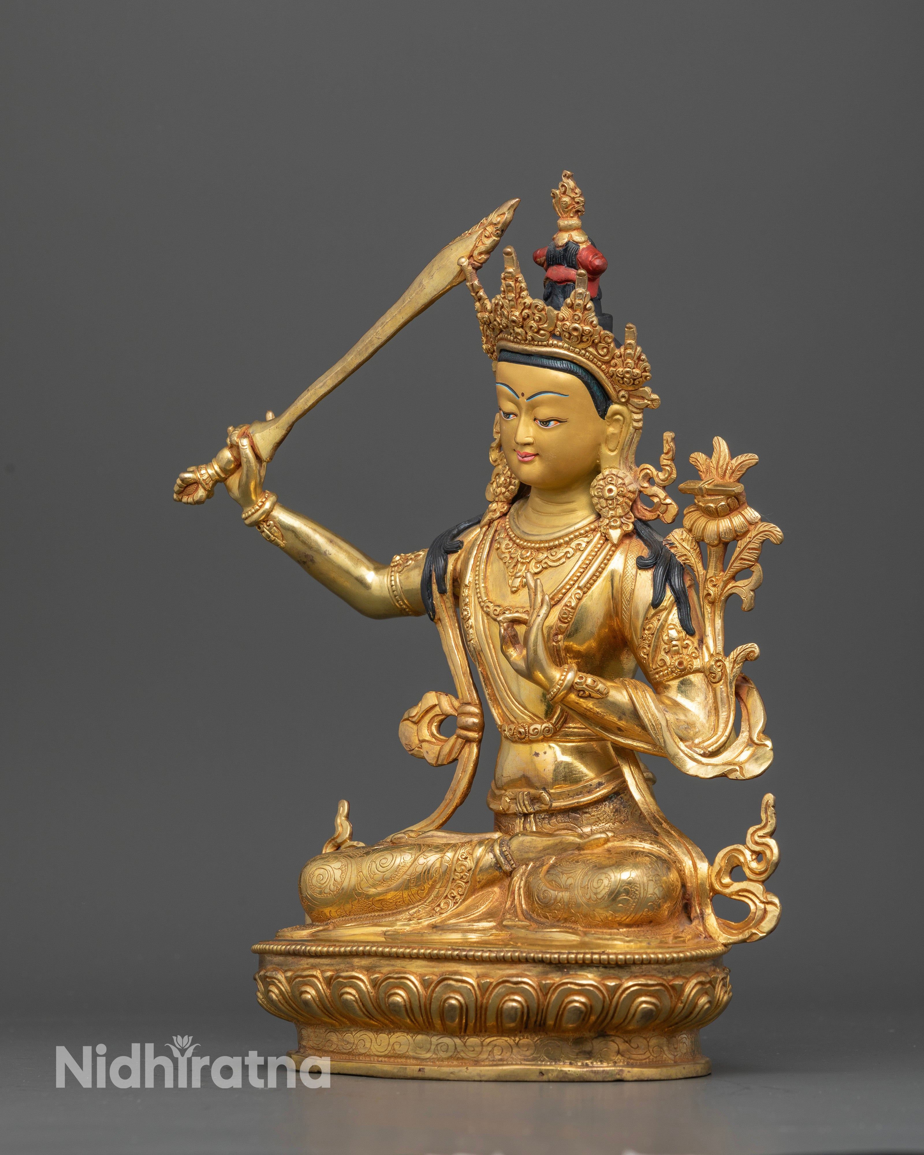 Manjushree Statue: The Wise Protector