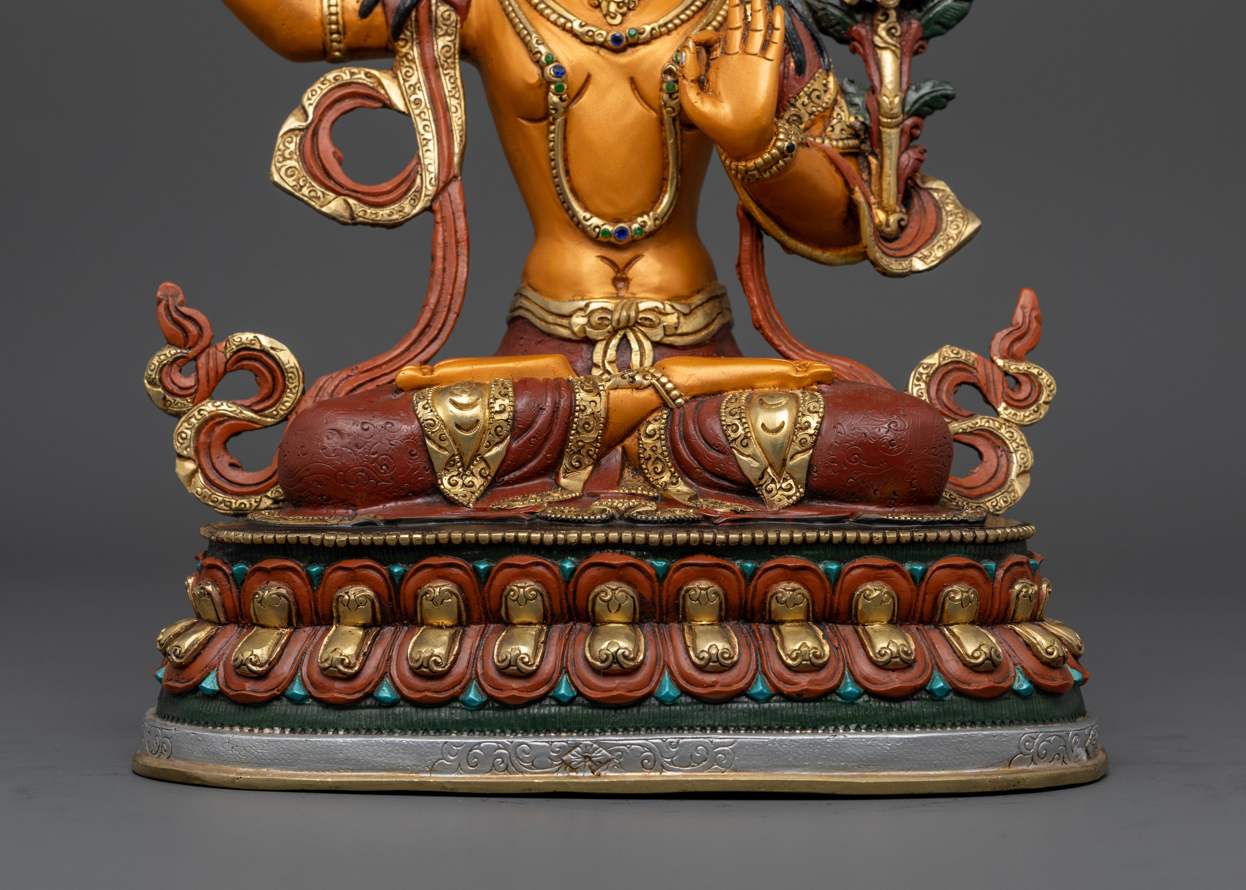 Manjushri Statue: Sacred Symbols of Wisdom