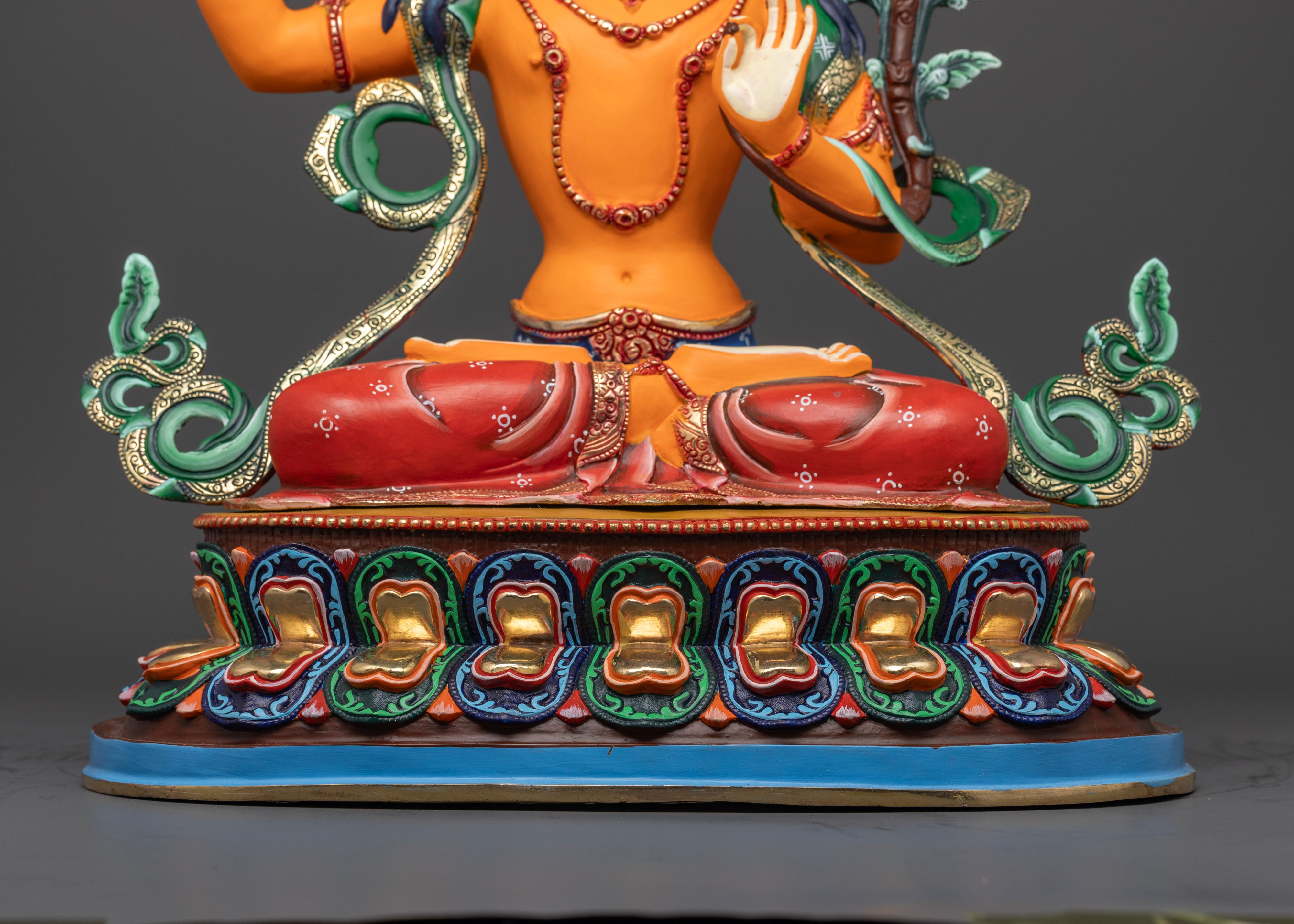 Manjushri Statue for Spiritual Insight and Clarity
