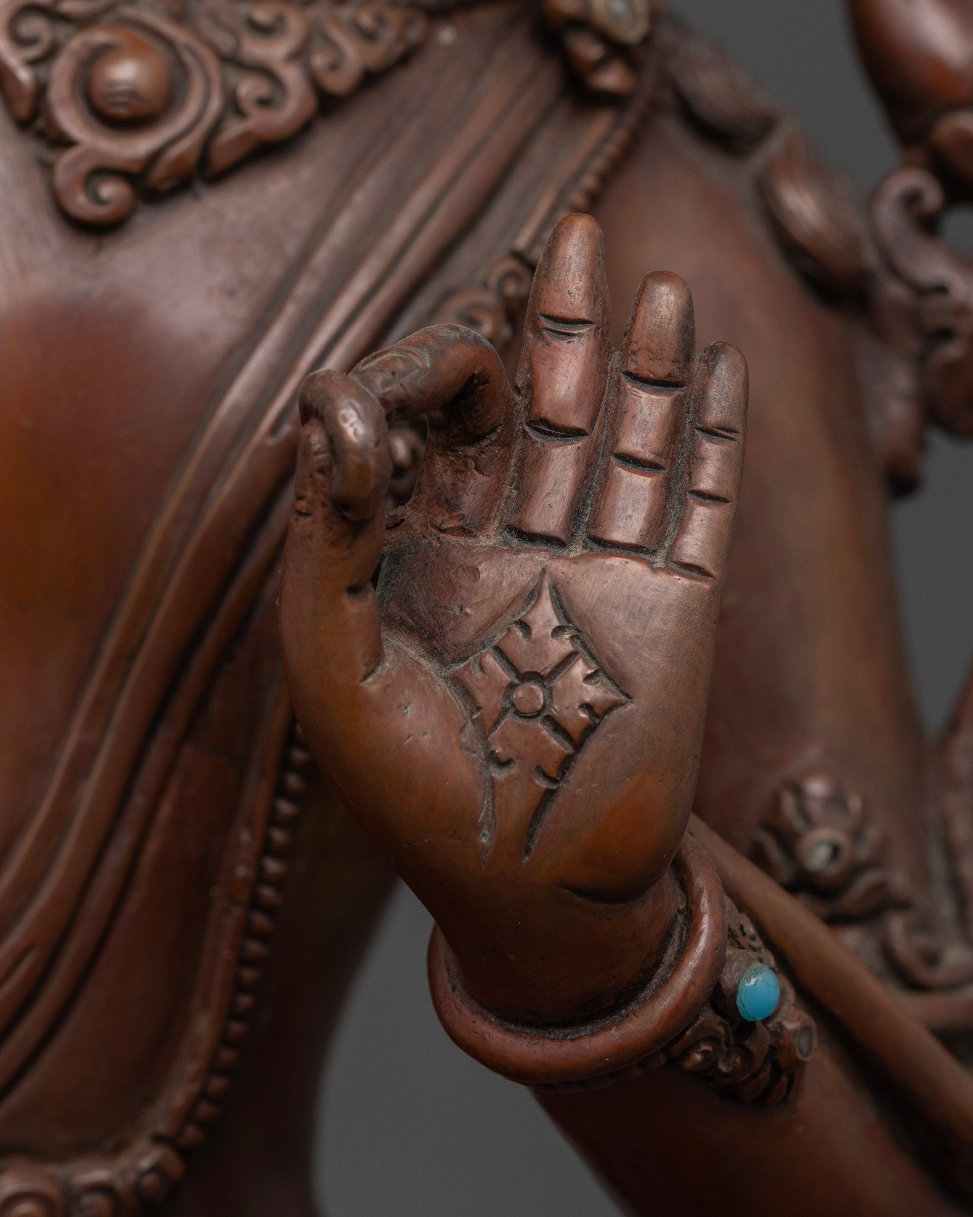 Oxidized Manjushri Statues: Enhance Your Space with Wisdom