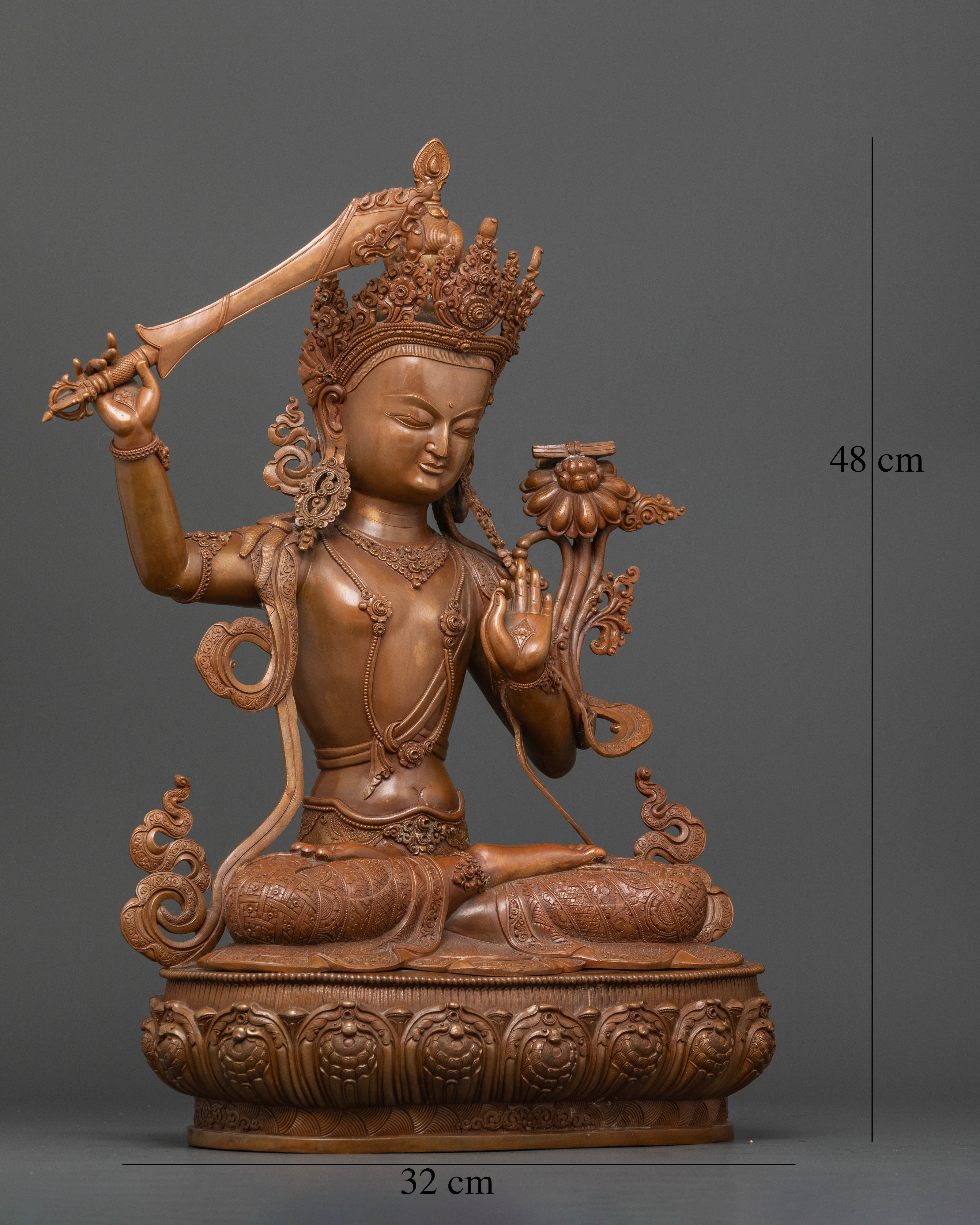 Manjushree on Ancient Oxidized: The Guardian of Insightful Wisdom