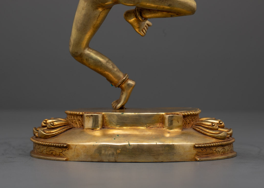 Machig Labdron Statue | Handmade Gold-Gilded Sculpture