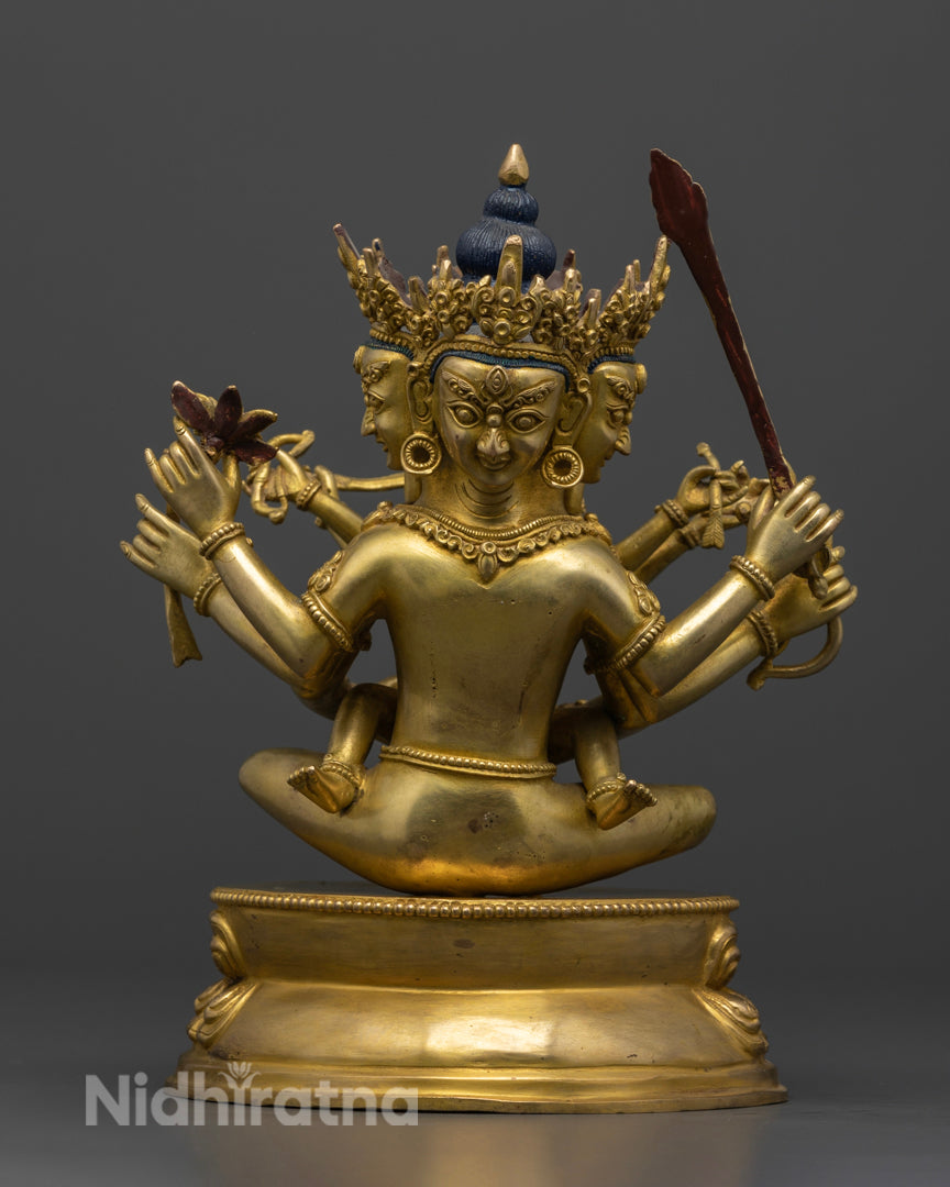 Mahamanjushri Statue for Altars and Sacred Spaces