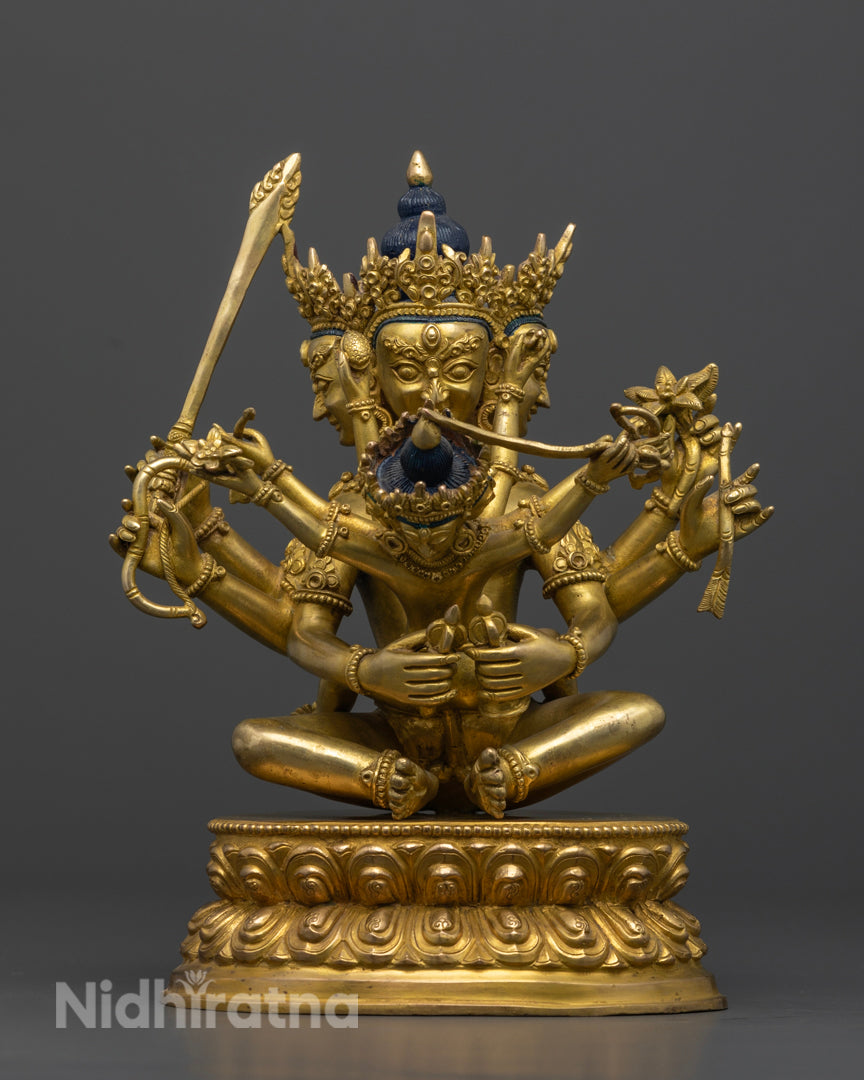 Mahamanjushri Statue for Altars and Sacred Spaces
