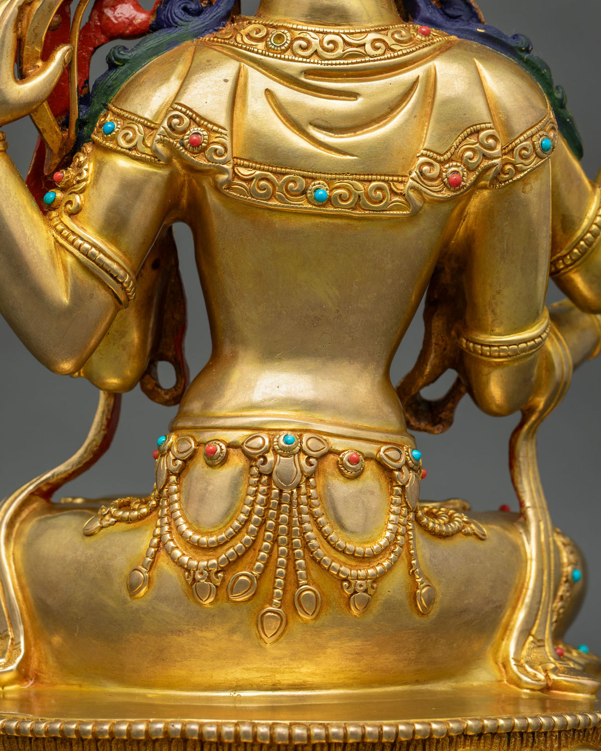 Maha Manjushri Copper Statue – Buddhist Meditation & Shrine Decor