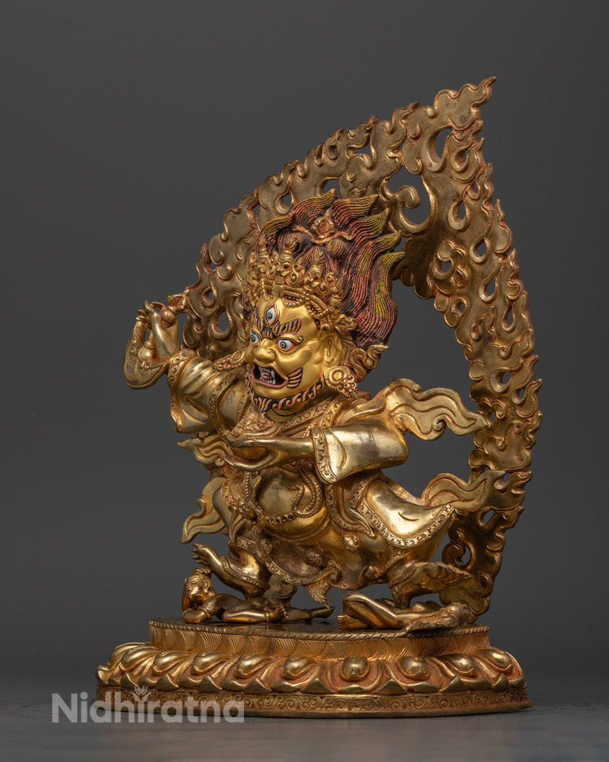 Mahakala Bernagchen "The Black Cloak" Statue