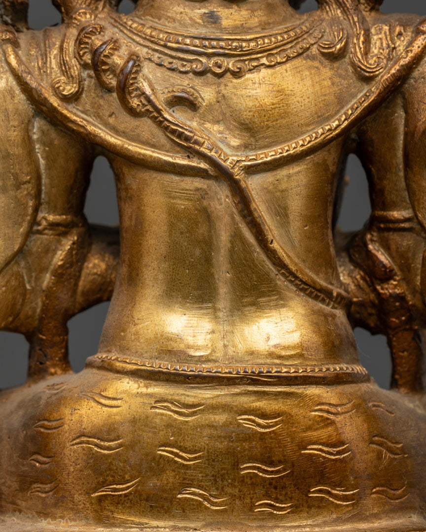 Chaturbhuja Mahakala Statue | Beautifully Crafted Sculpture
