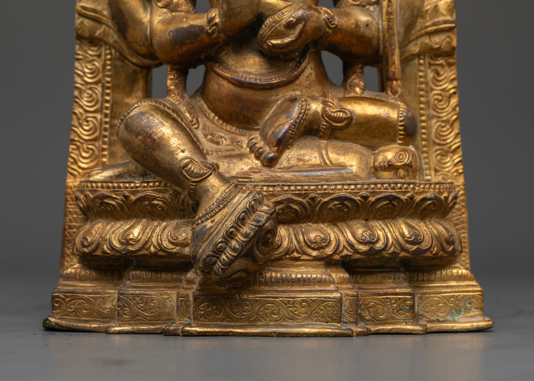 Chaturbhuja Mahakala Statue | Beautifully Crafted Sculpture