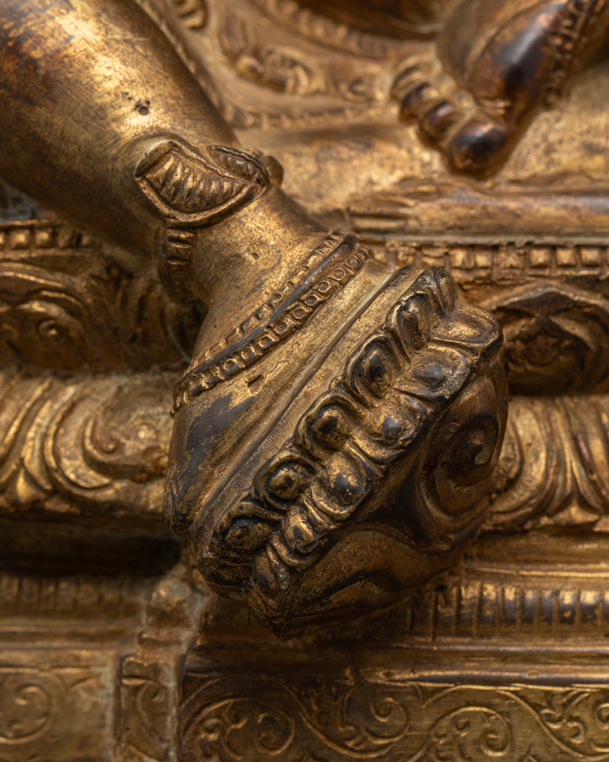 Chaturbhuja Mahakala Statue | Beautifully Crafted Sculpture