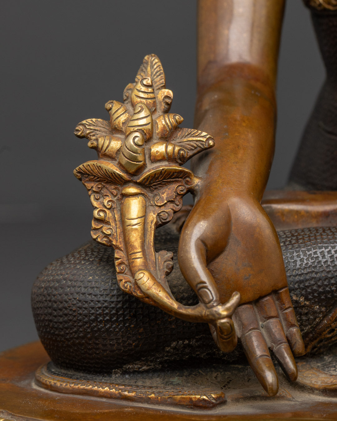 Medicine Buddha Statue | 24k Gold Face