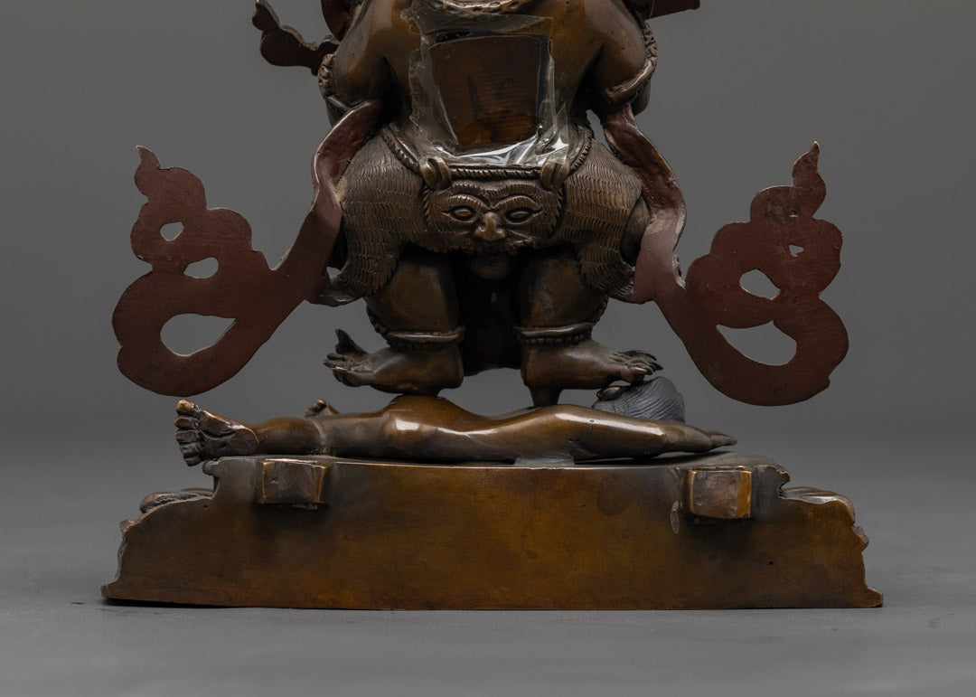 Sakya Mahakala Statue | Handmade Tibetan Protector Deity