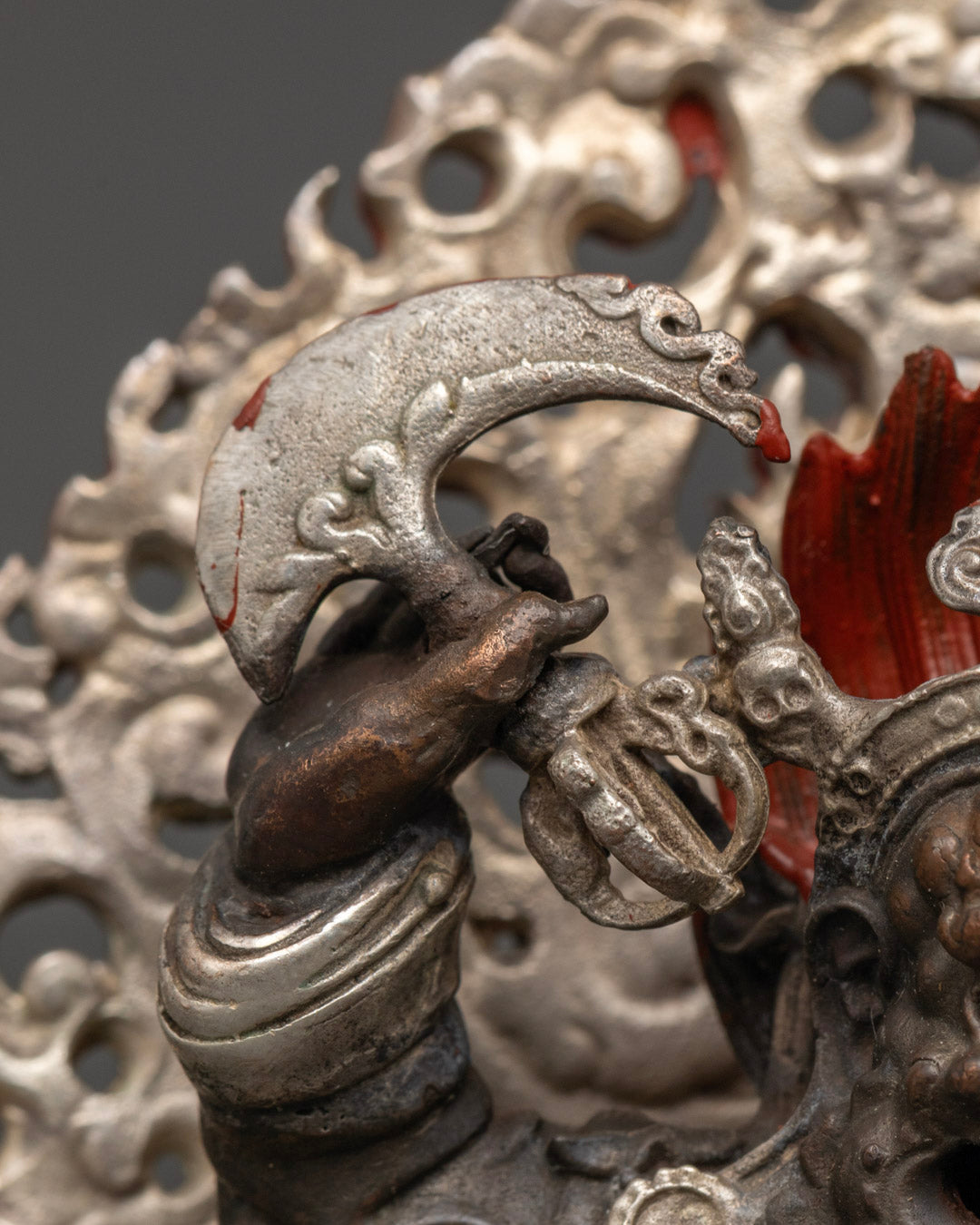 Mahakala Bernegchen Statue