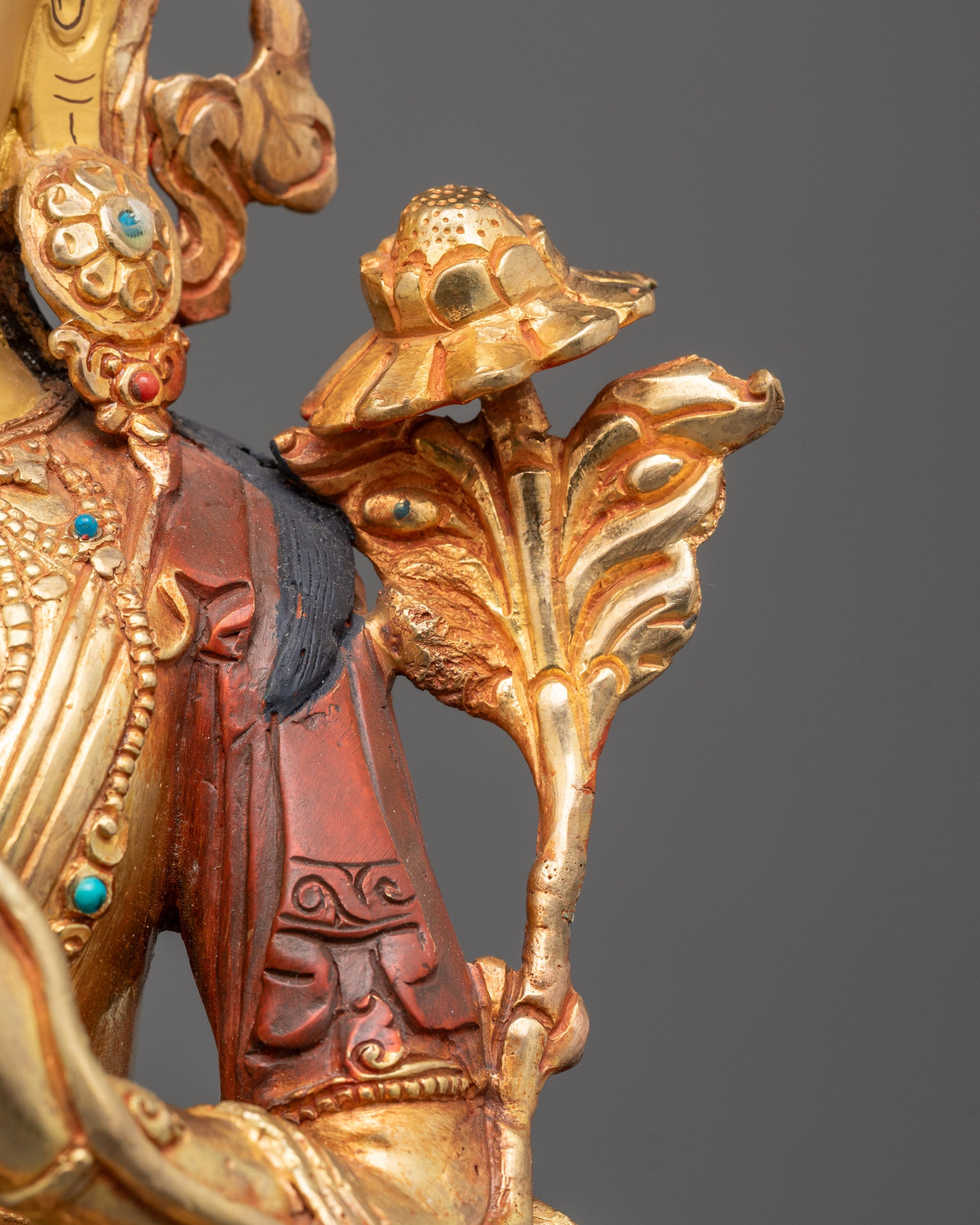 Masterfully Sculpted Maitreya Buddha Statue | Tibetan Buddhist Art