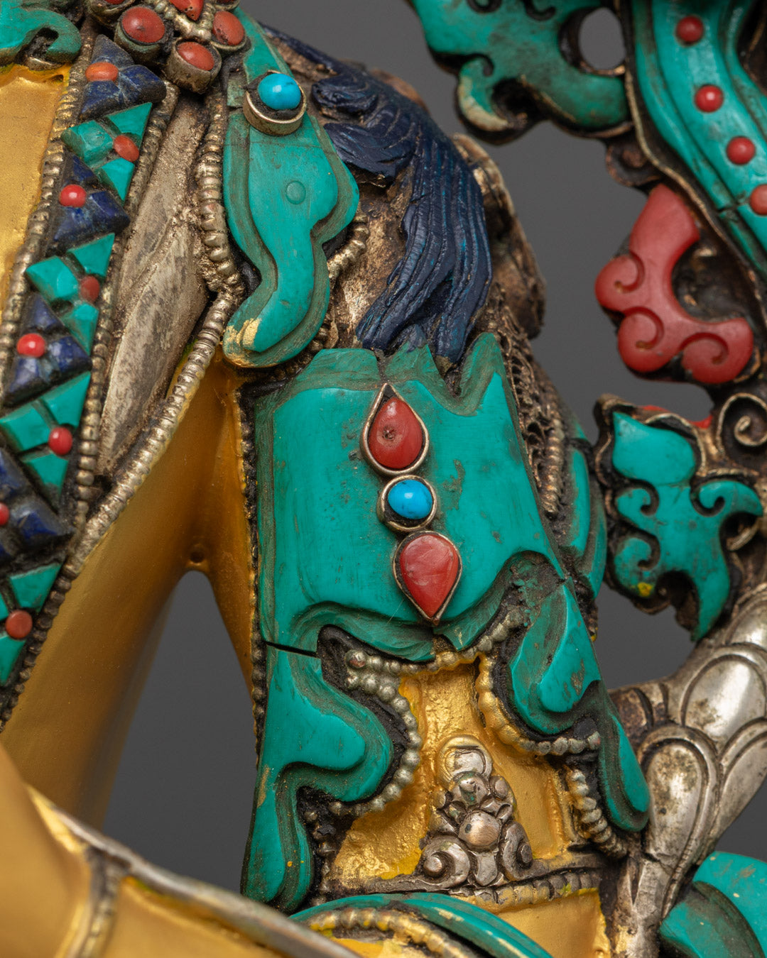 Gold Maitreya Buddha Statue | Future Buddha Sculpture