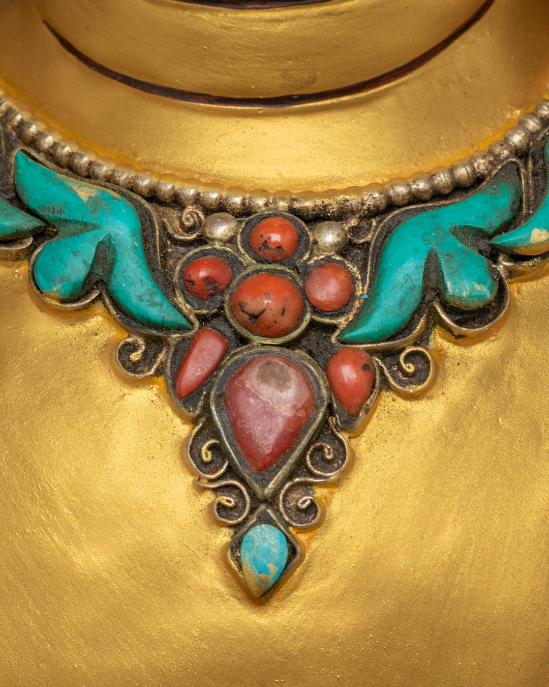 Gold Maitreya Buddha Statue | Future Buddha Sculpture